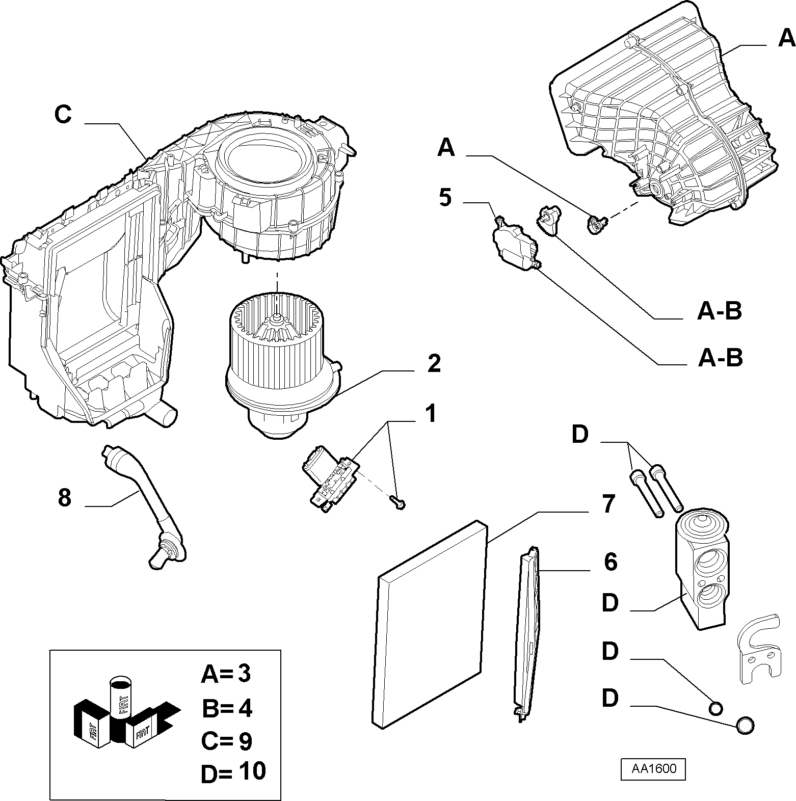 FIAT 77364956 - Sisätilapuhallin inparts.fi