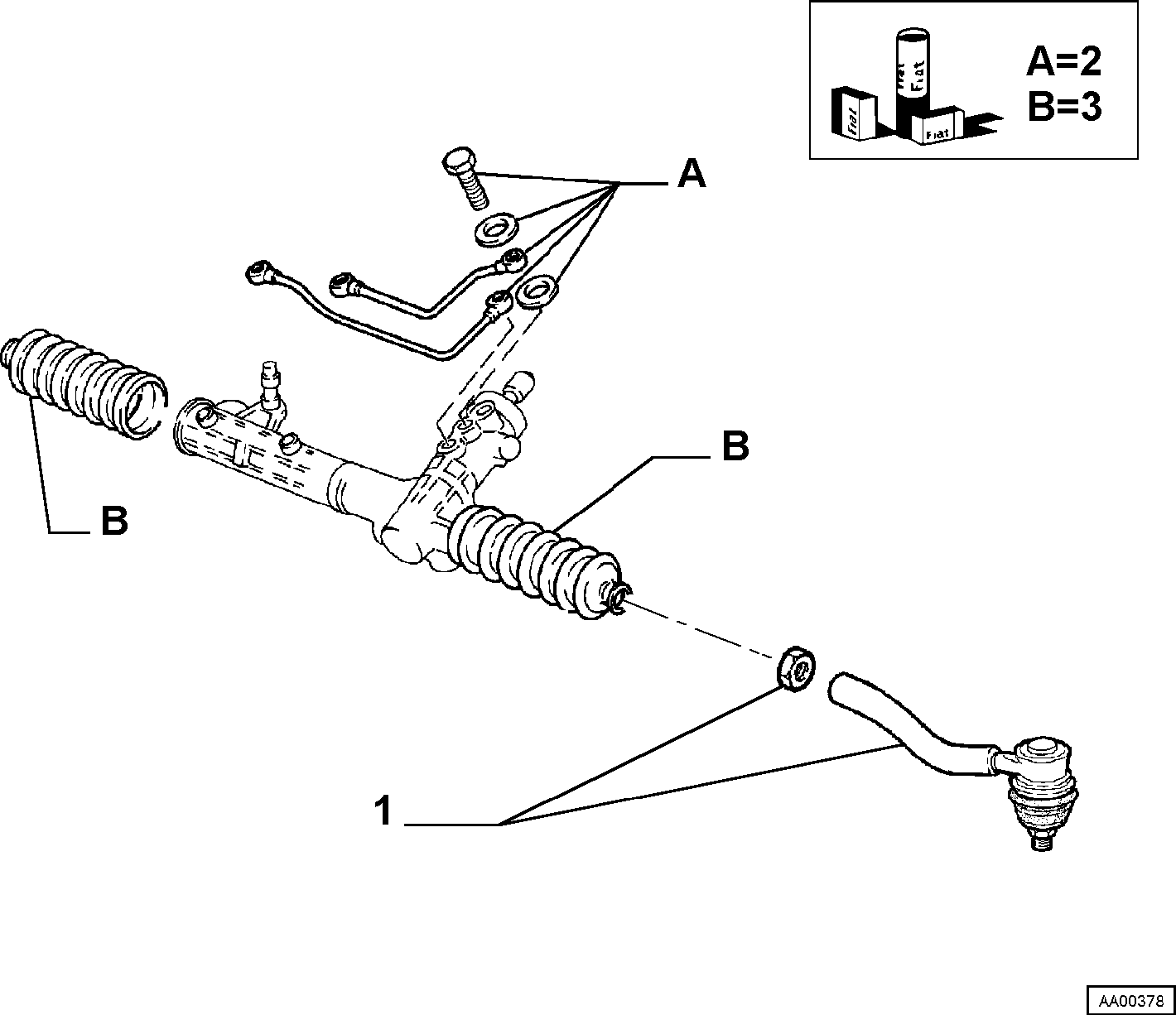 FIAT 994 7437 - Raidetangon pää inparts.fi