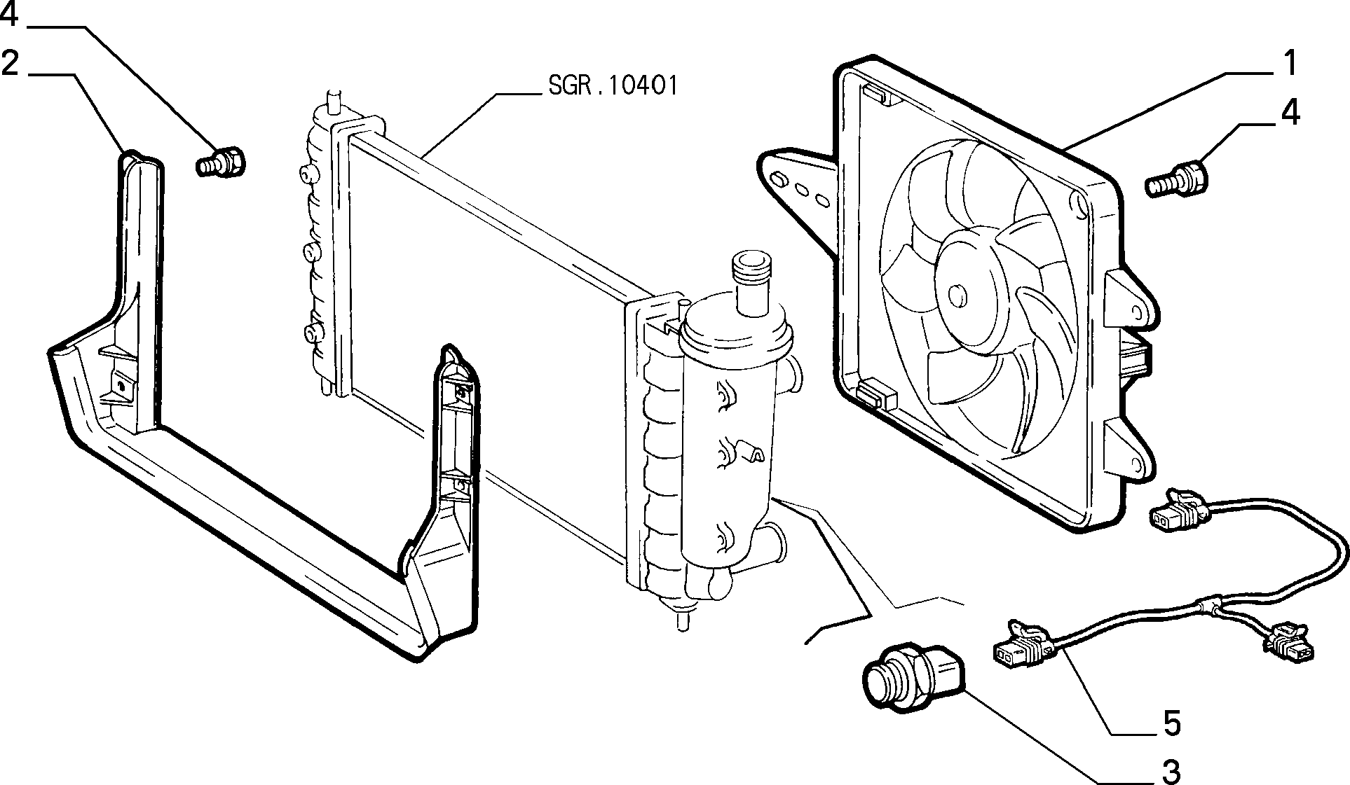 FIAT 46744926 - Tuuletin, moottorin jäähdytys inparts.fi