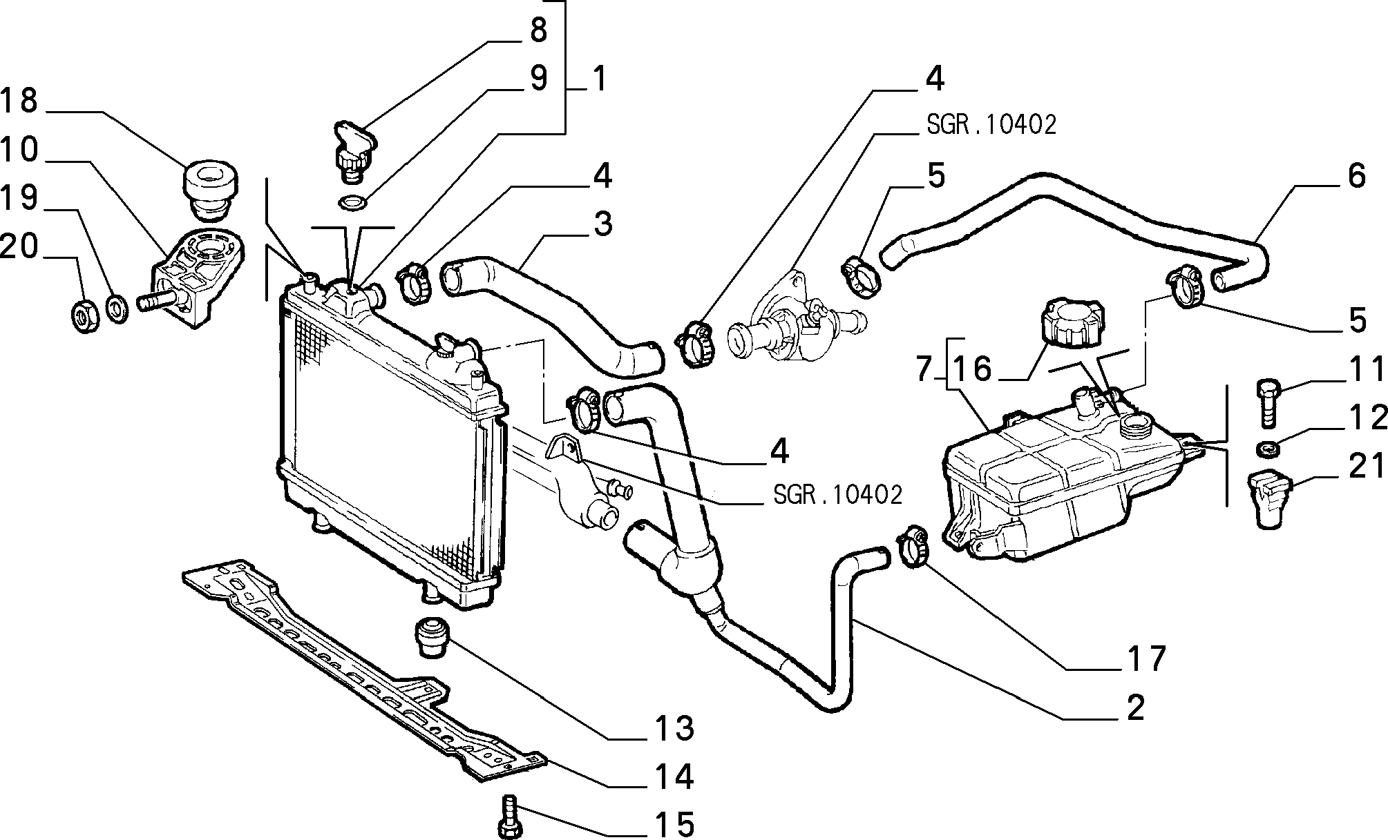 FIAT 7794069 - Jäähdytin,moottorin jäähdytys inparts.fi