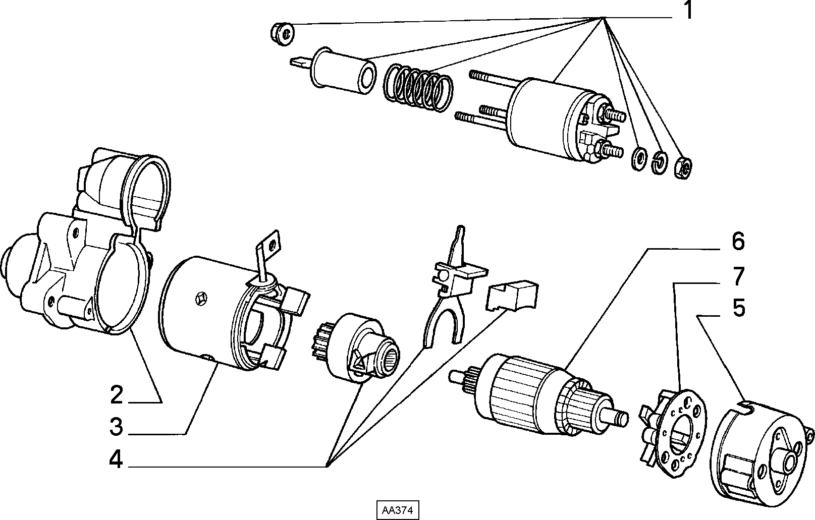 FIAT 9948651 - Magneettikytkin, käynnistin inparts.fi