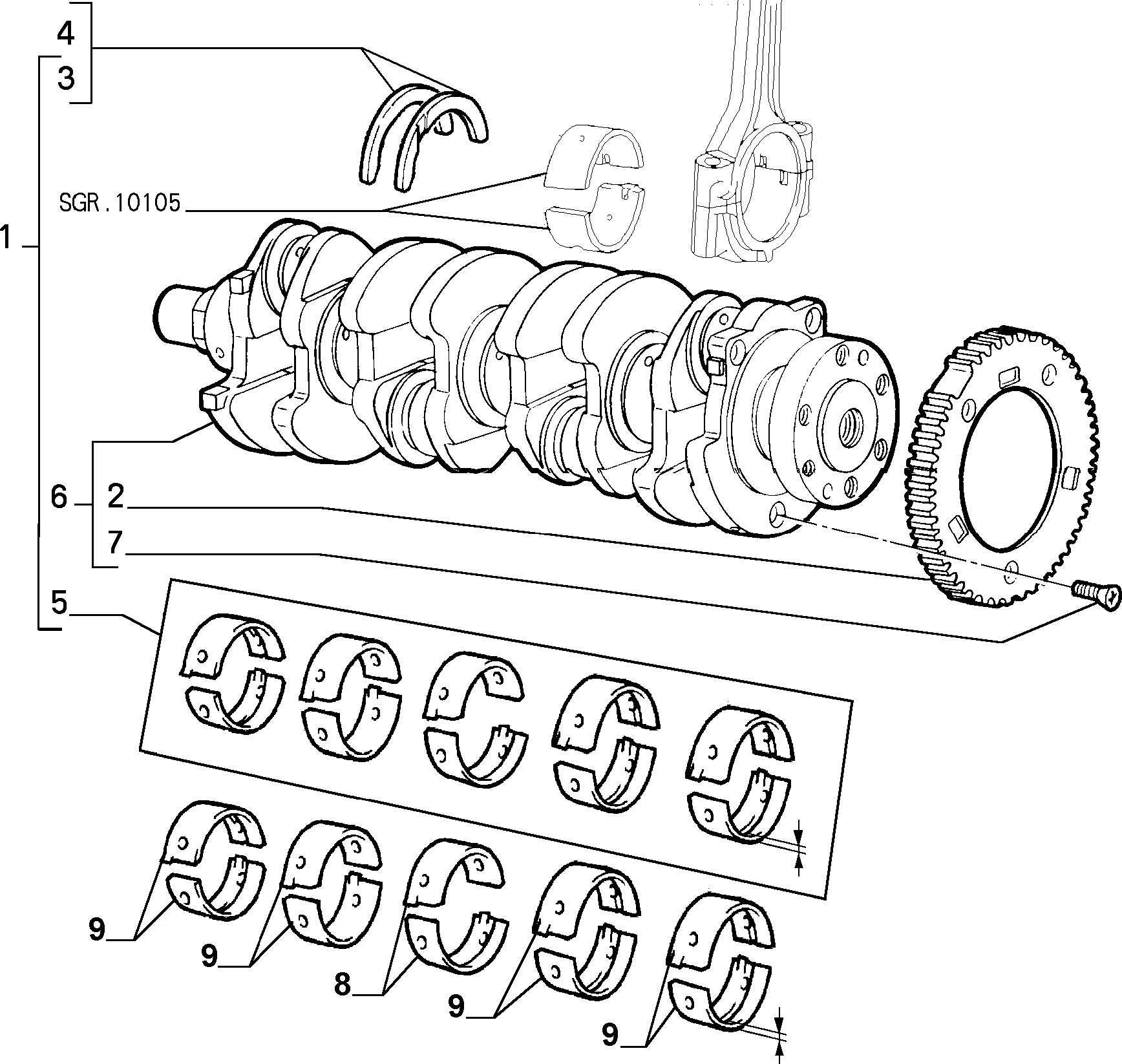 FIAT 5895250 - Välilevy, kampiakseli inparts.fi