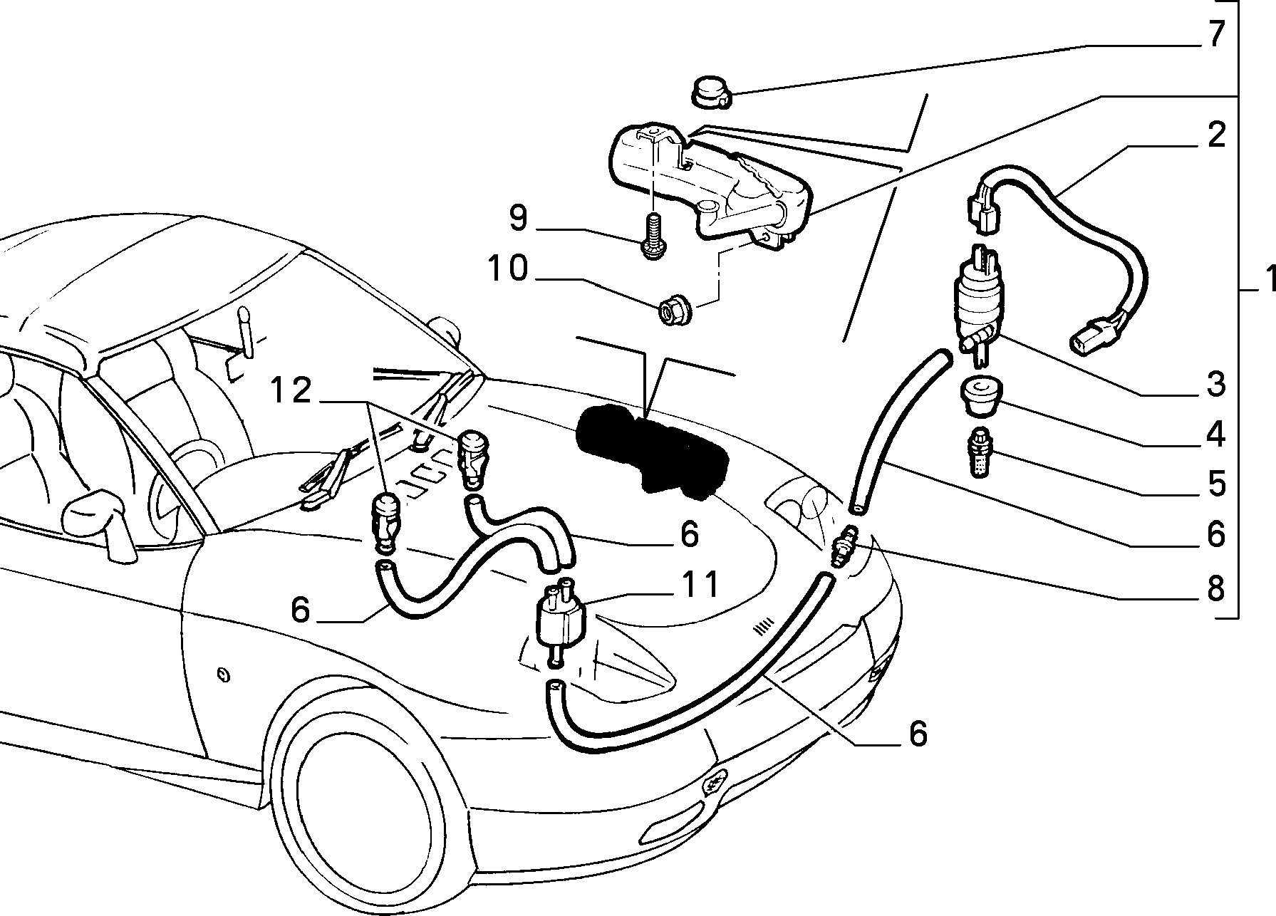 FIAT 46443793 - Pesunestepumppu, lasinpesu inparts.fi