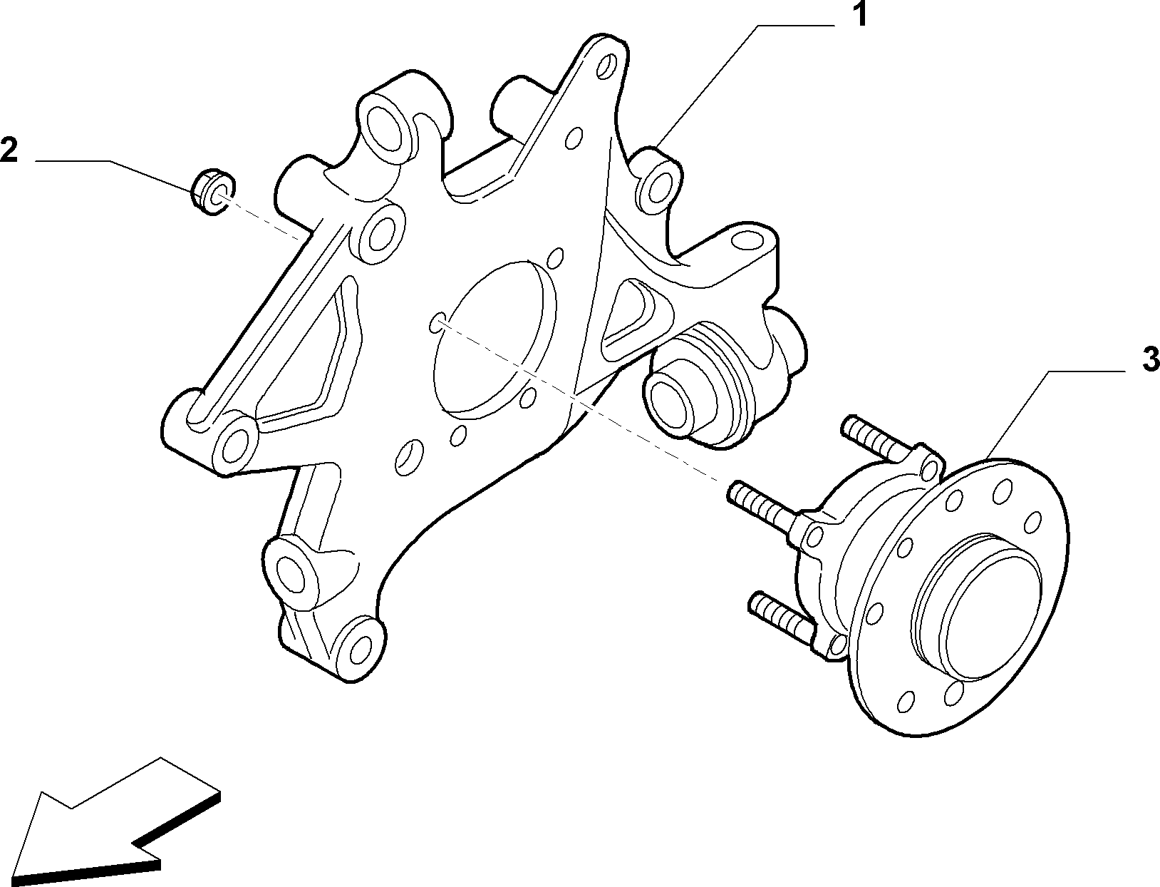 Opel 51749115 - Pyöränlaakerisarja inparts.fi