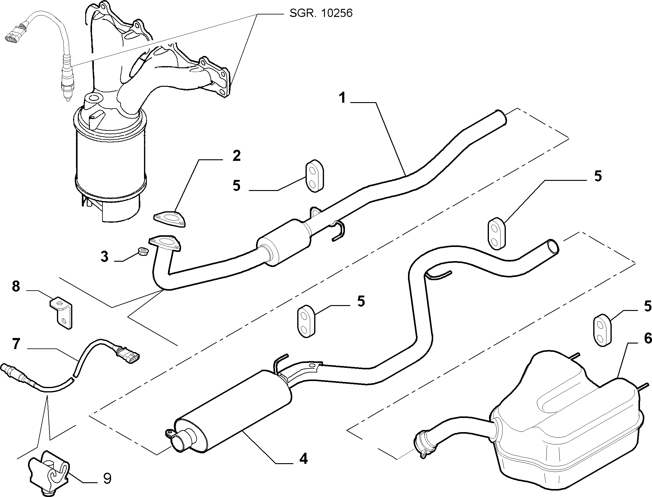 Opel 55556818 - Lambdatunnistin inparts.fi