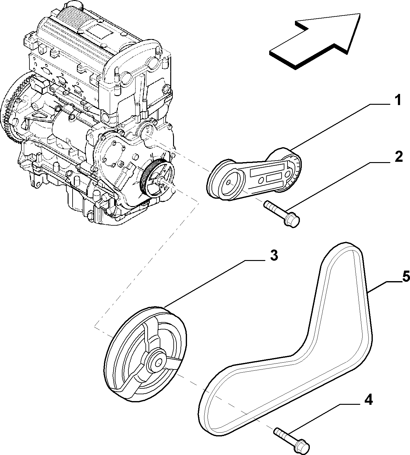 Vauxhall 55351458 - Moniurahihna inparts.fi