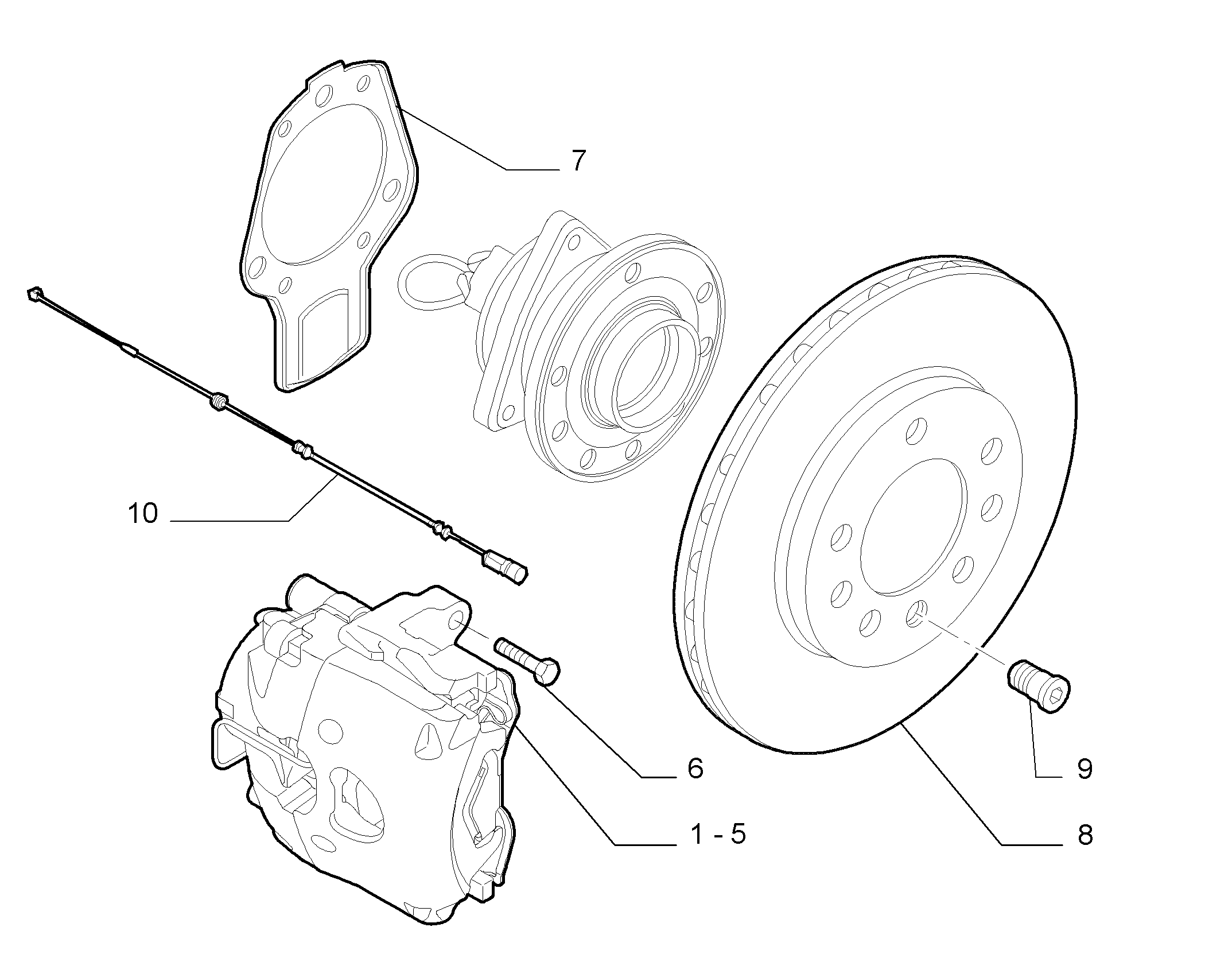 FIAT 51700153 - Kulumisenilmaisin, jarrupala inparts.fi