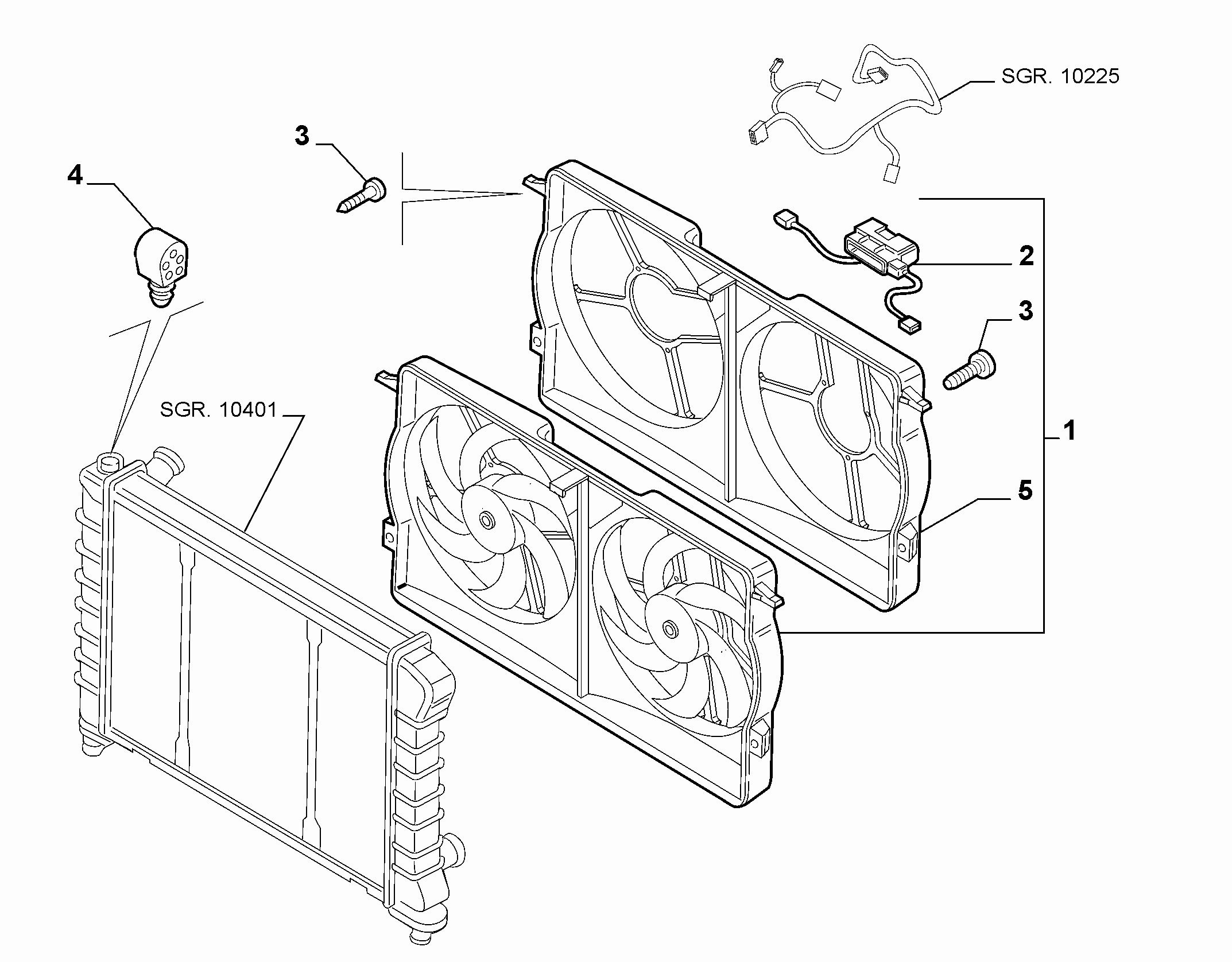 Opel 51770406 - Tuuletin, moottorin jäähdytys inparts.fi