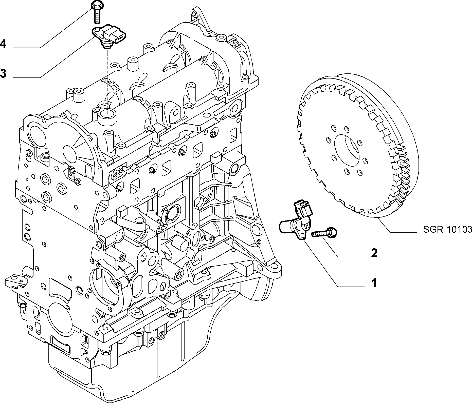 Opel 73502752 - Impulssianturi, kampiakseli inparts.fi