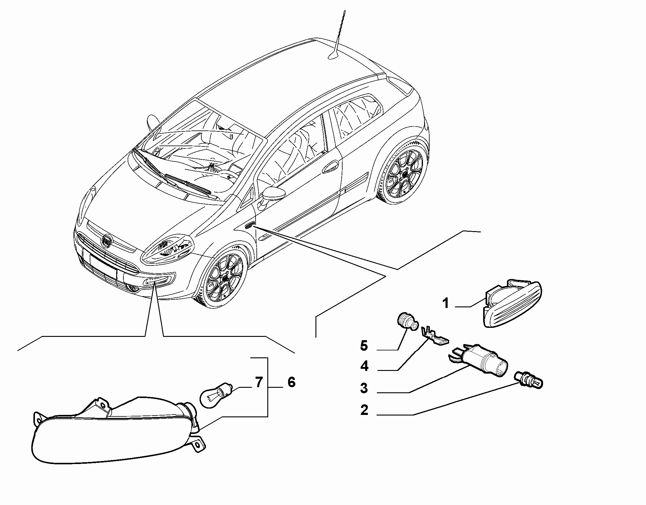 FIAT 51717793 - Vilkkuvalo inparts.fi