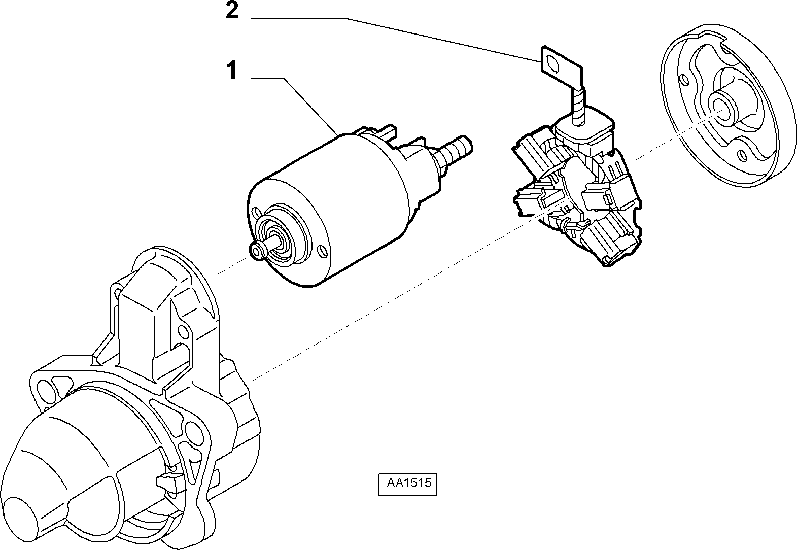 FIAT 77365120 - Magneettikytkin, käynnistin inparts.fi