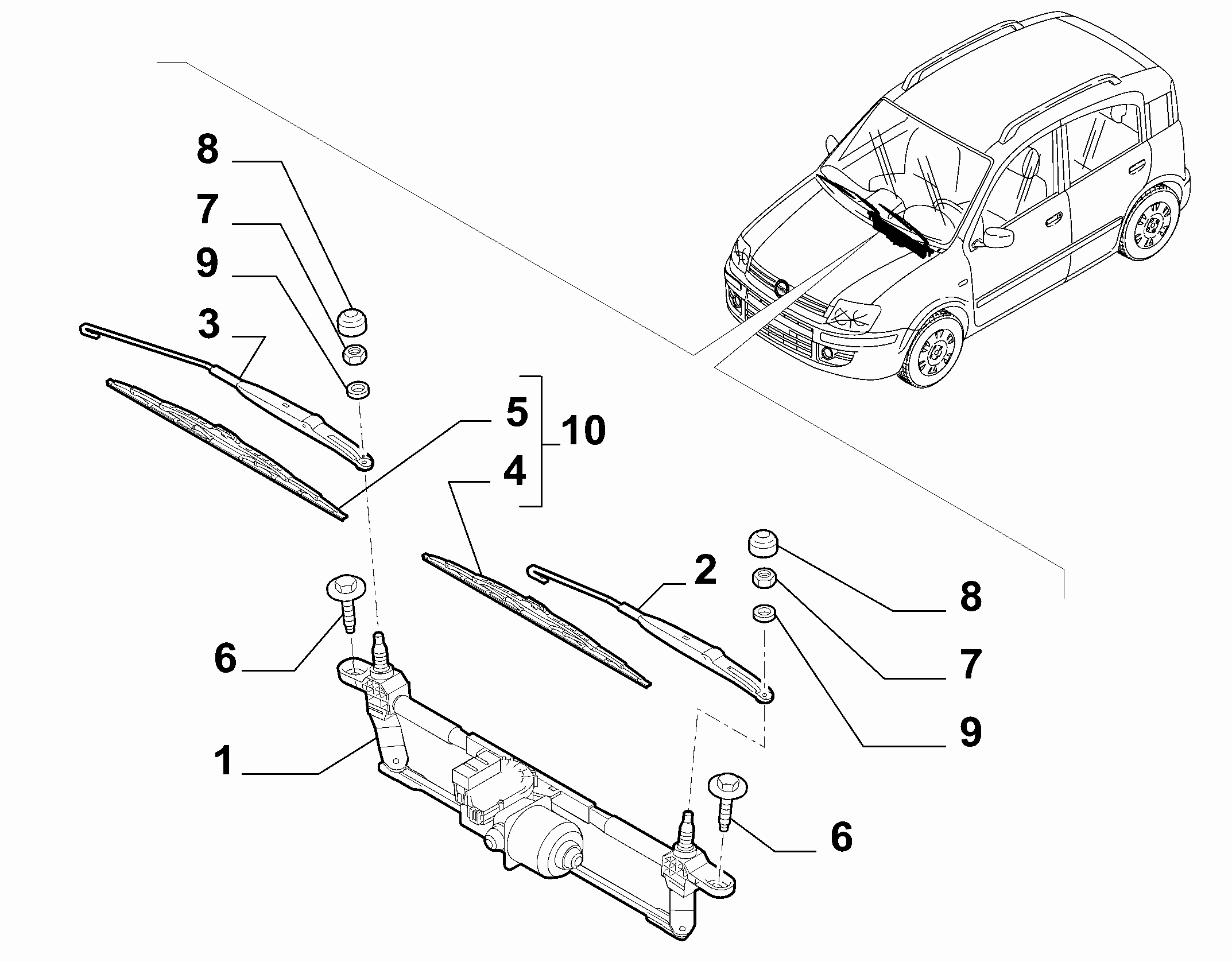 FIAT 51700527 - Pyyhkijänsulka inparts.fi