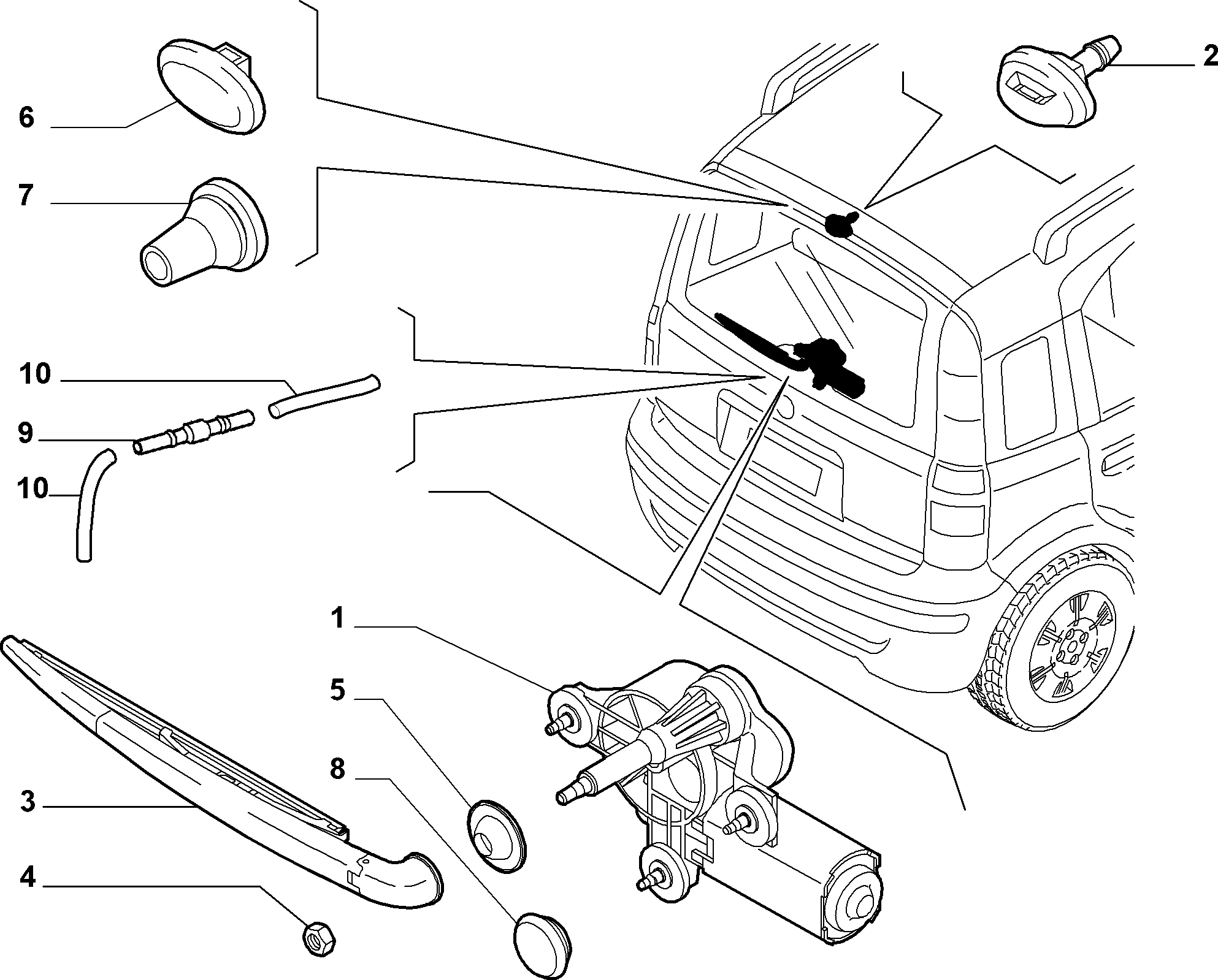 VAG 46835901 - WIPER ARM inparts.fi