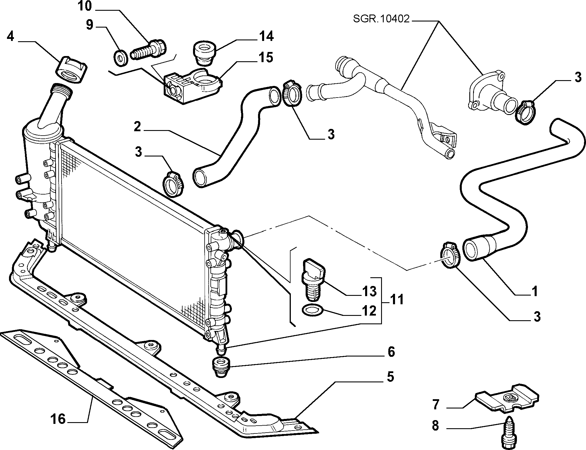 IVECO 46556737 - Korkki, jäähdytin inparts.fi