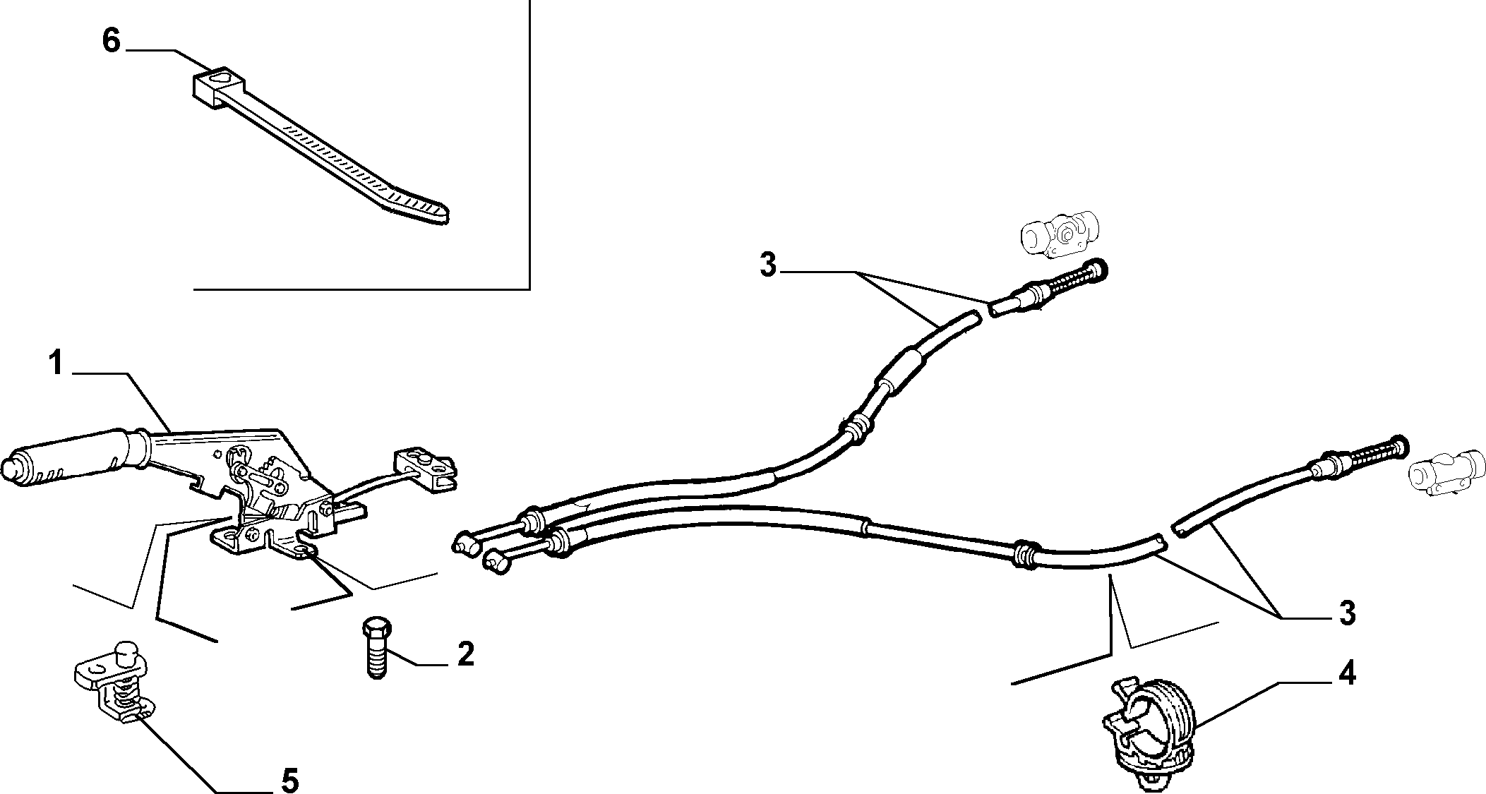 FIAT 46752977 - Vaijeri, seisontajarru inparts.fi