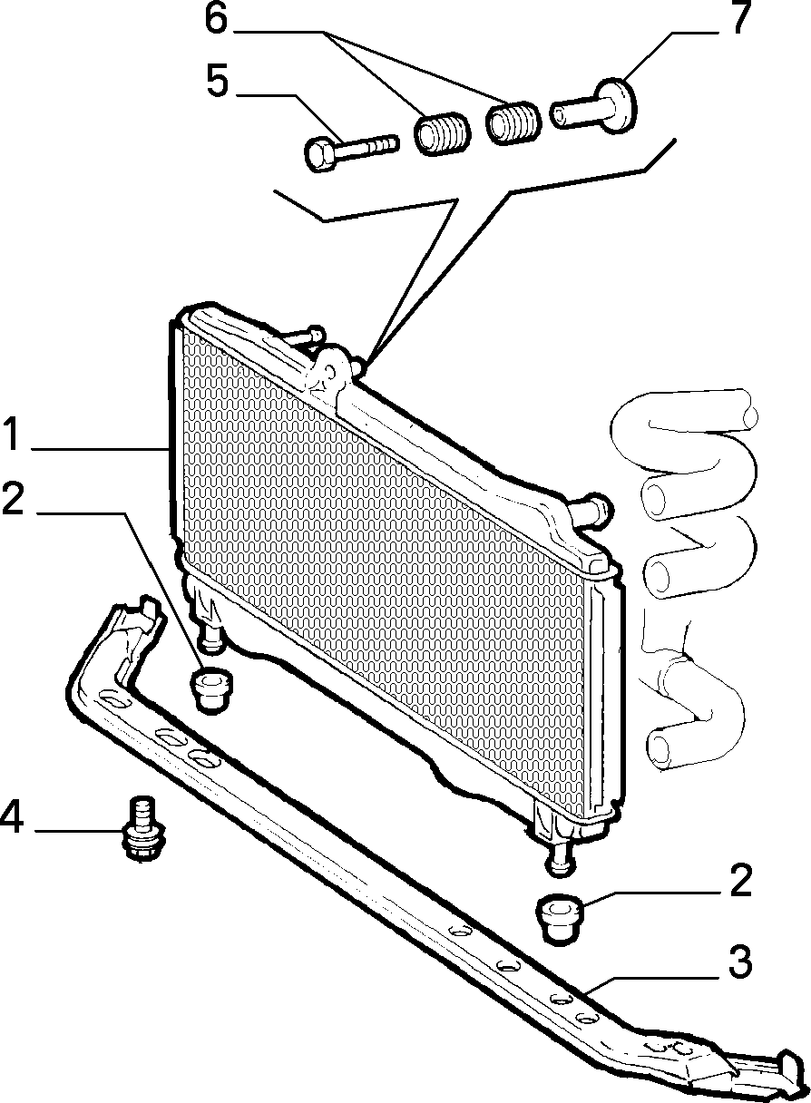 FIAT 46527489 - Jäähdytin,moottorin jäähdytys inparts.fi