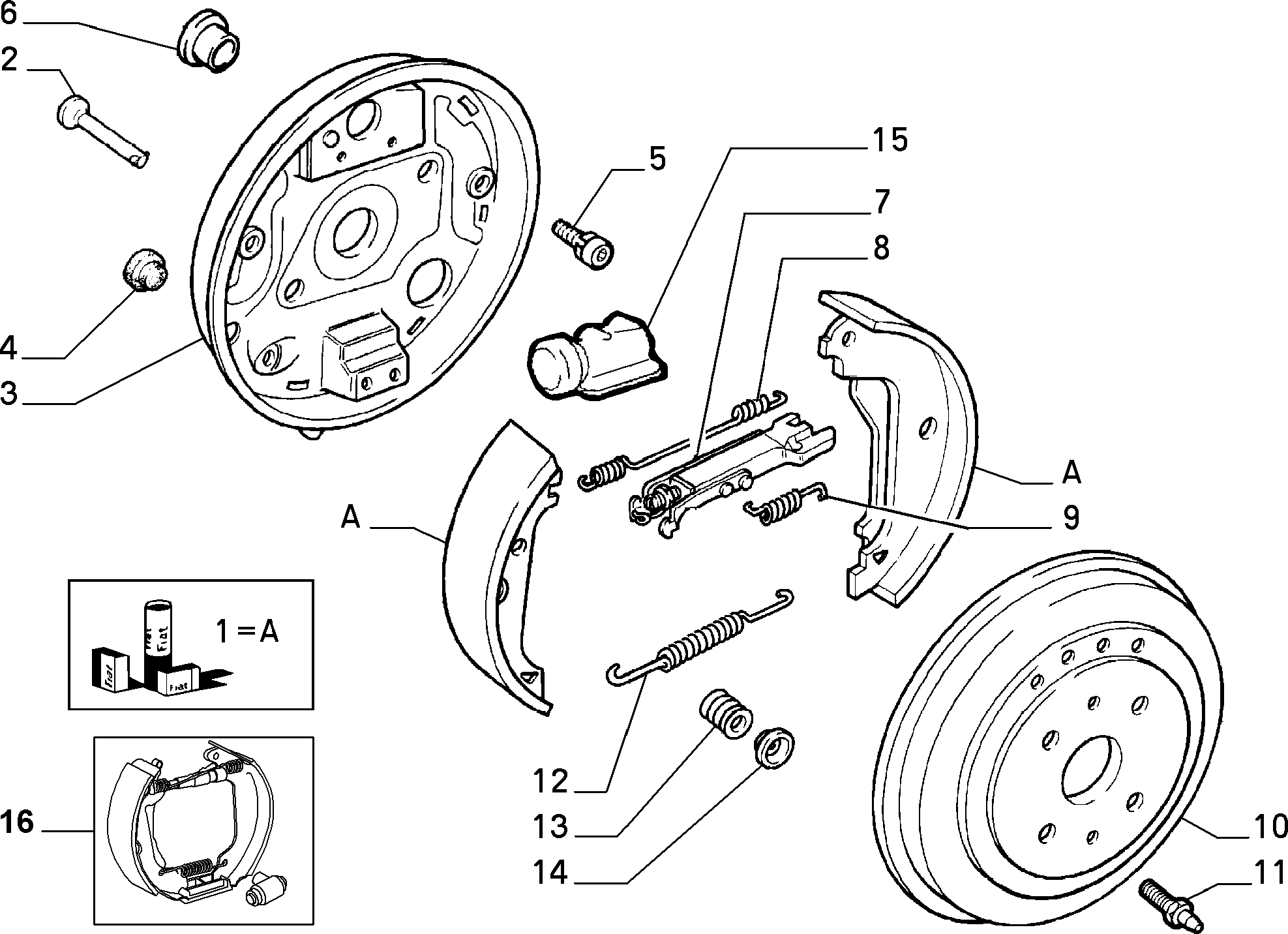 FIAT 71740713 - Jarrukenkäsarja inparts.fi