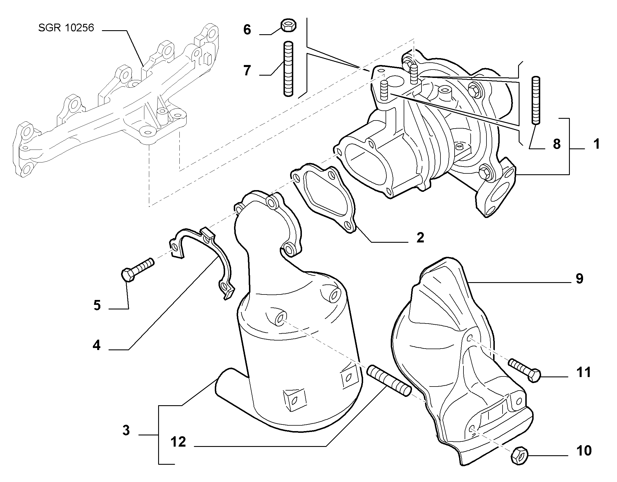 CITROËN 71724701 - Asennussarja, turboahdin inparts.fi