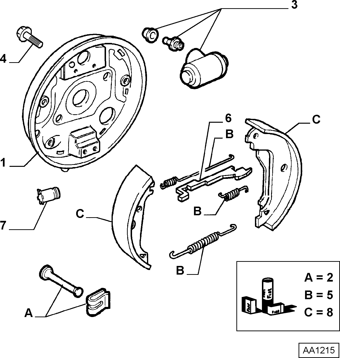 FIAT 77362491 - Jarrukenkäsarja inparts.fi