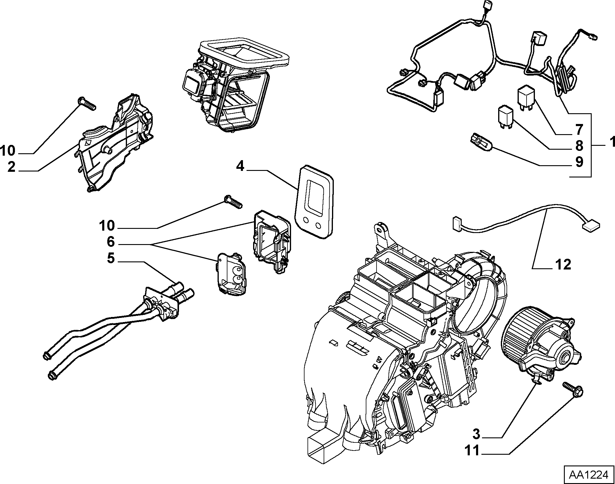 FIAT 71736003 - Sisätilapuhallin inparts.fi