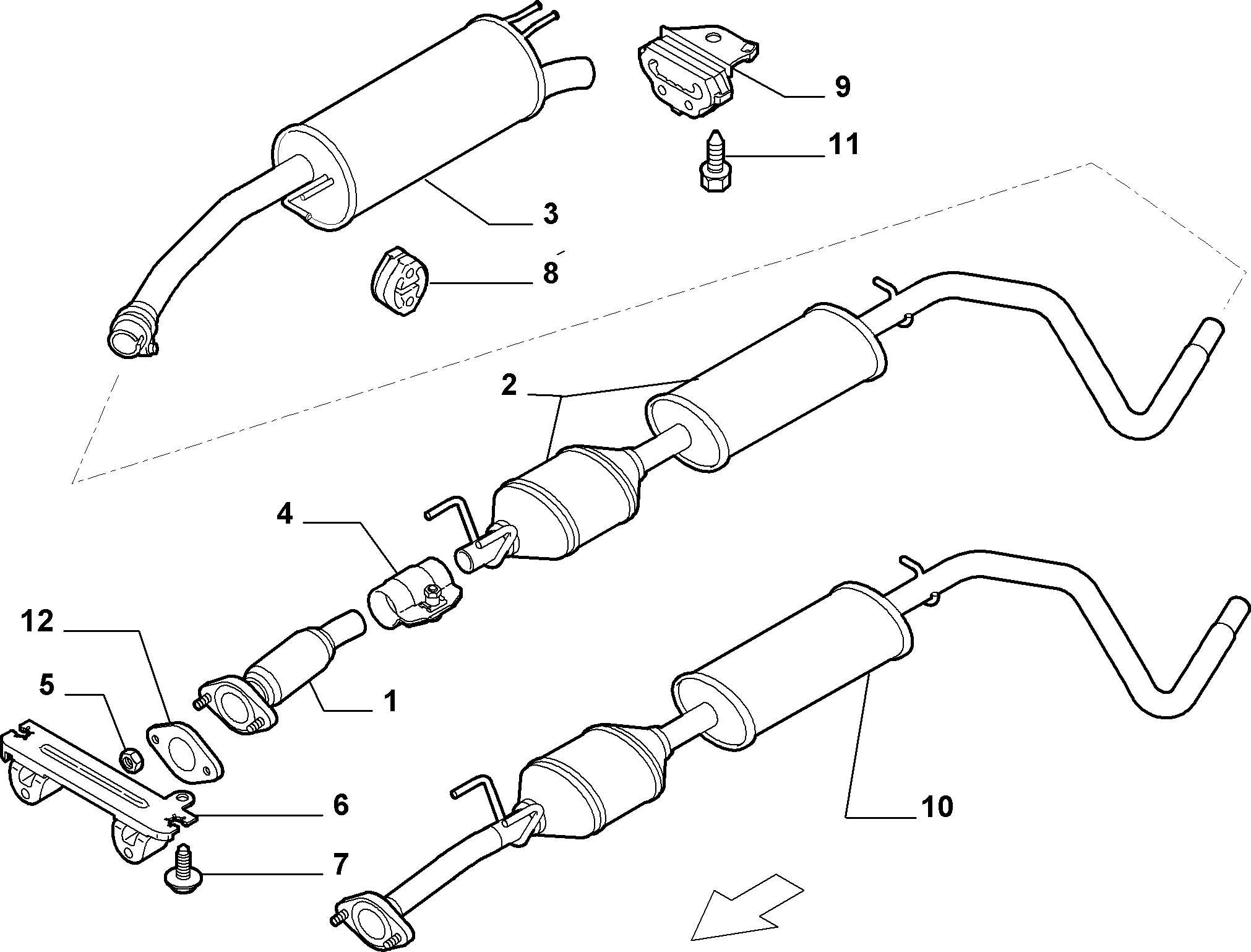 Chrysler 46810305 - Pidike, vaimennin inparts.fi