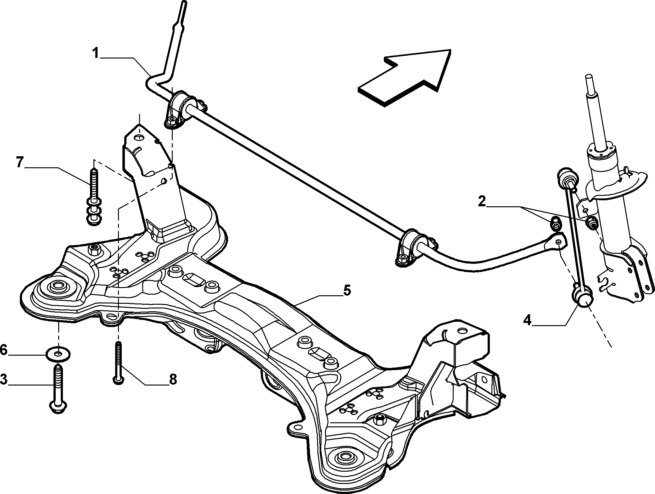 FORD 50 700 941 - Tanko, kallistuksenvaimennin inparts.fi