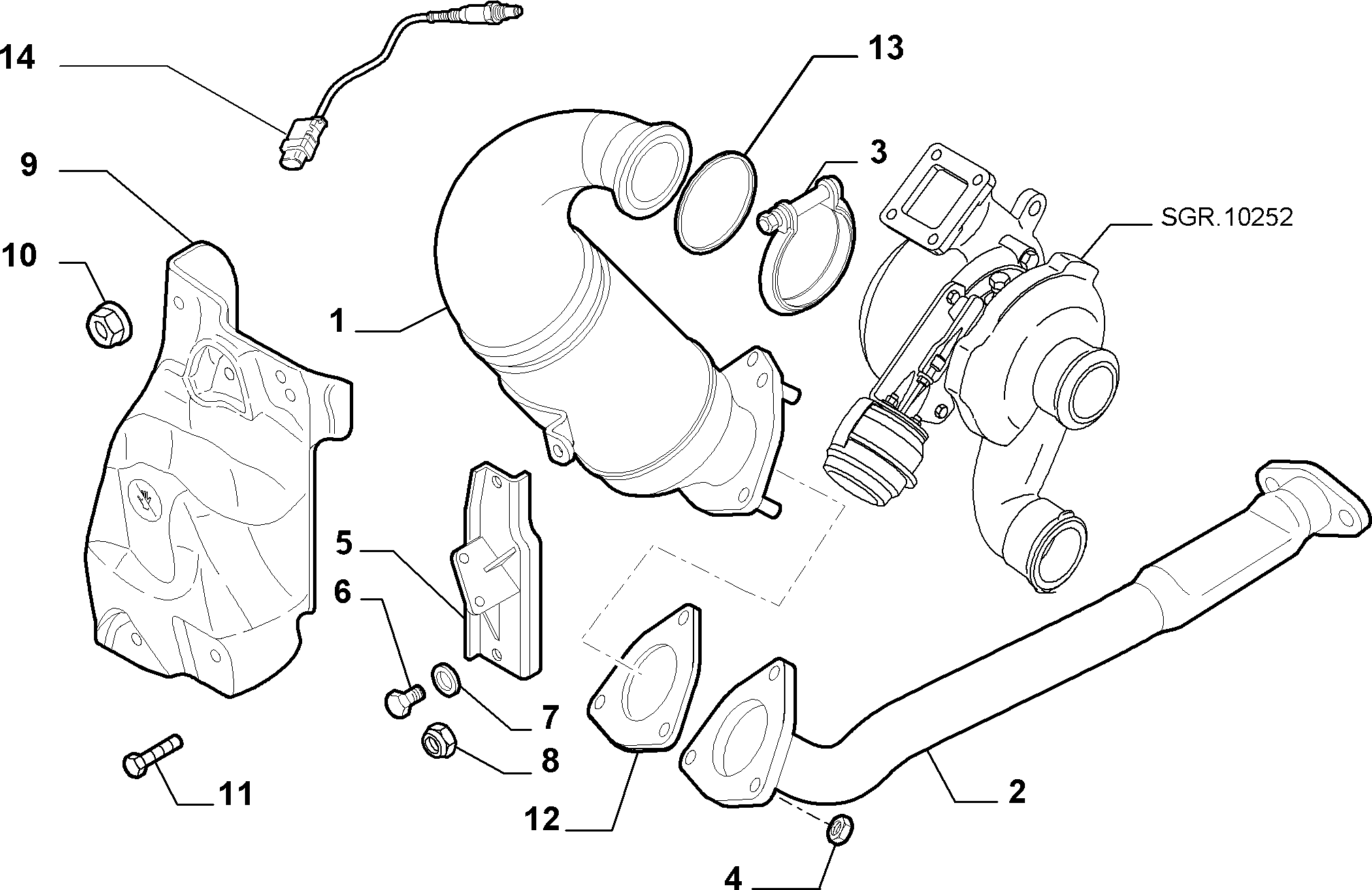 FIAT 55199554 - Pakoputki inparts.fi