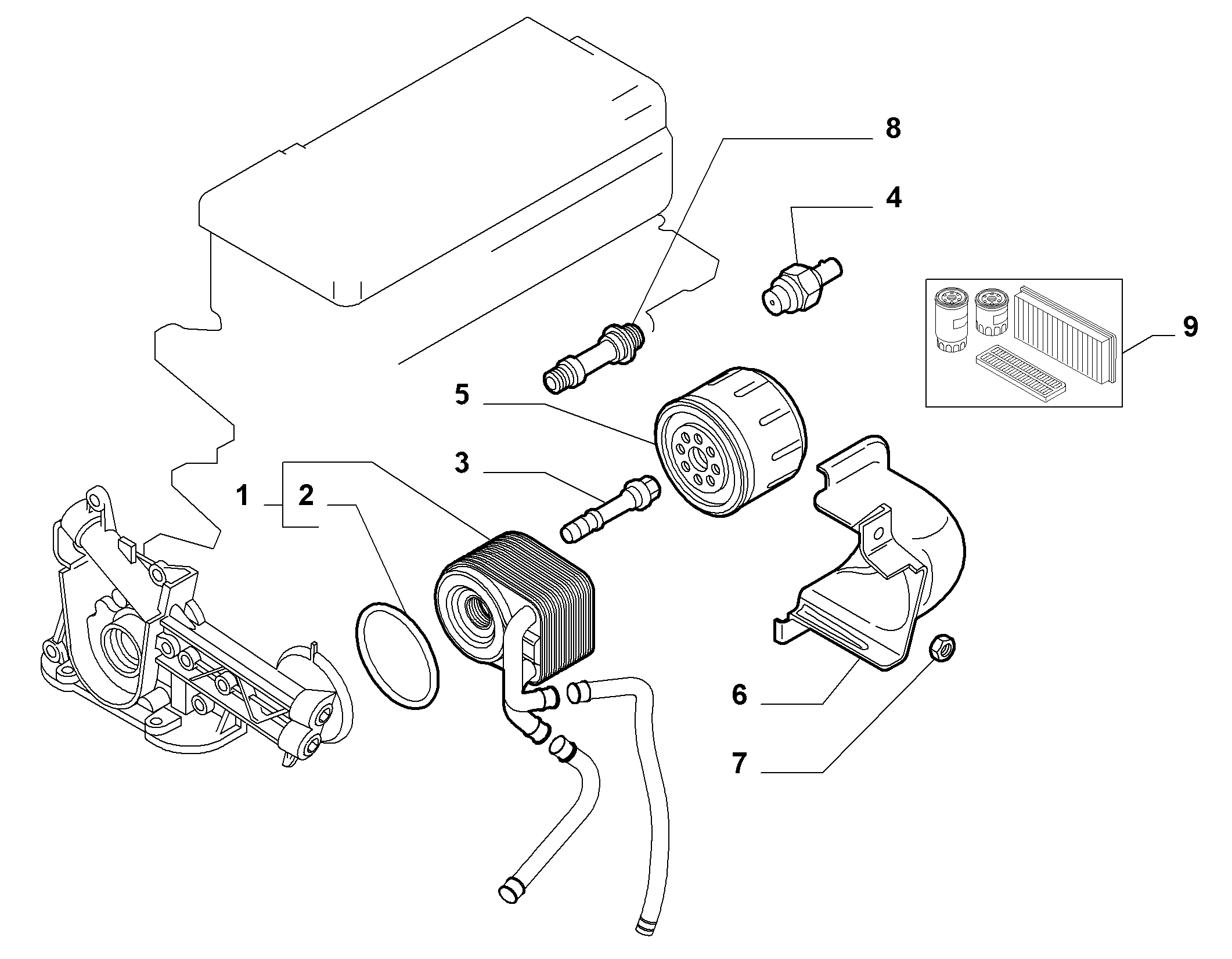 FIAT 71753742 - Öljynsuodatin inparts.fi