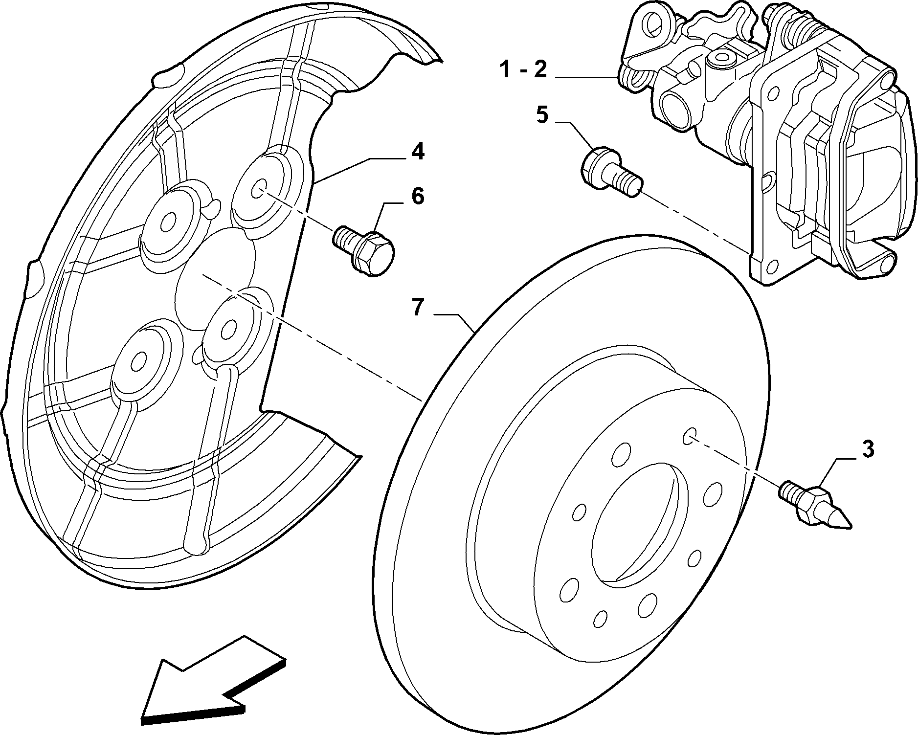 Chrysler 46831042 - Jarrulevy inparts.fi