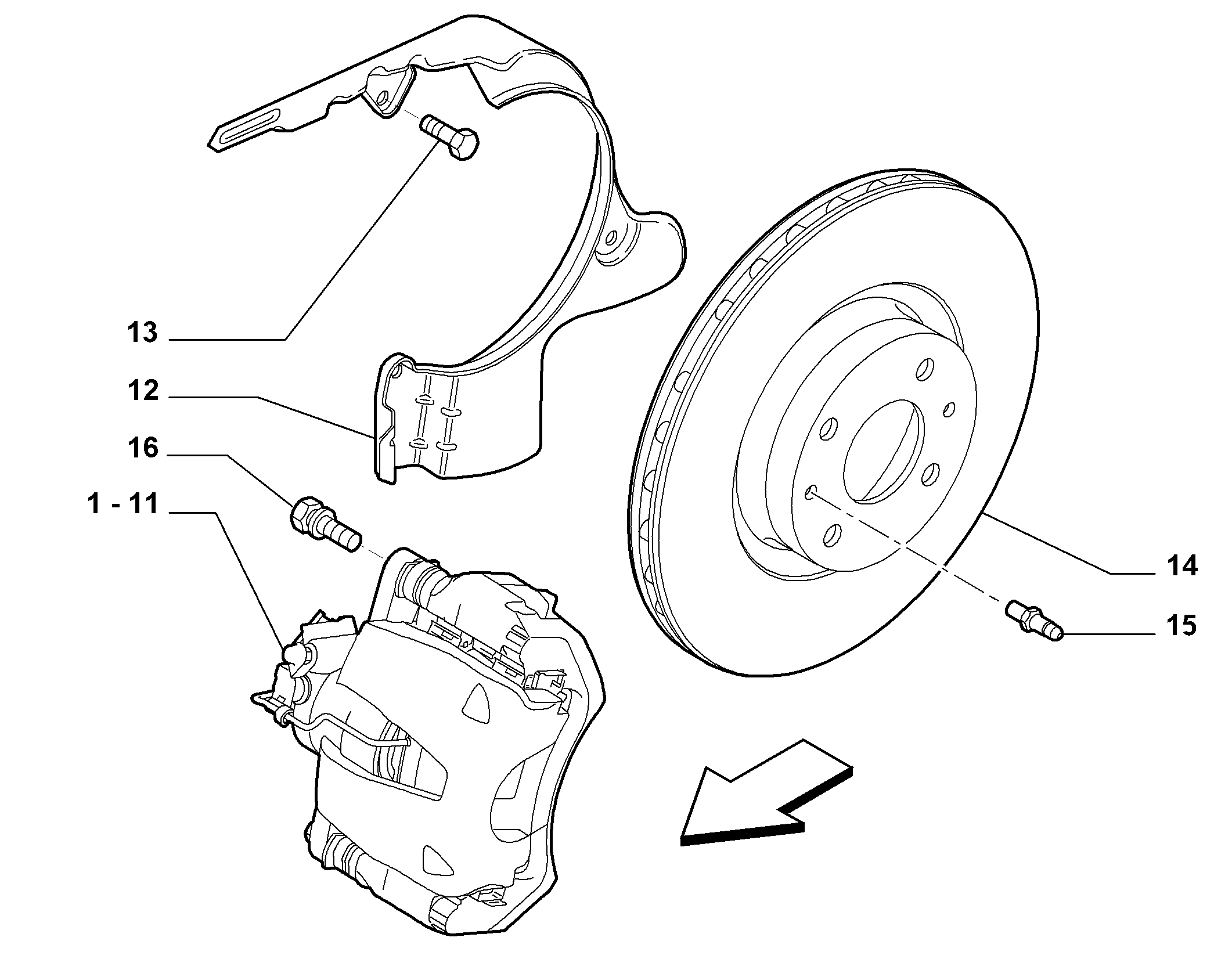 FIAT 46765546 - Jarrulevy inparts.fi