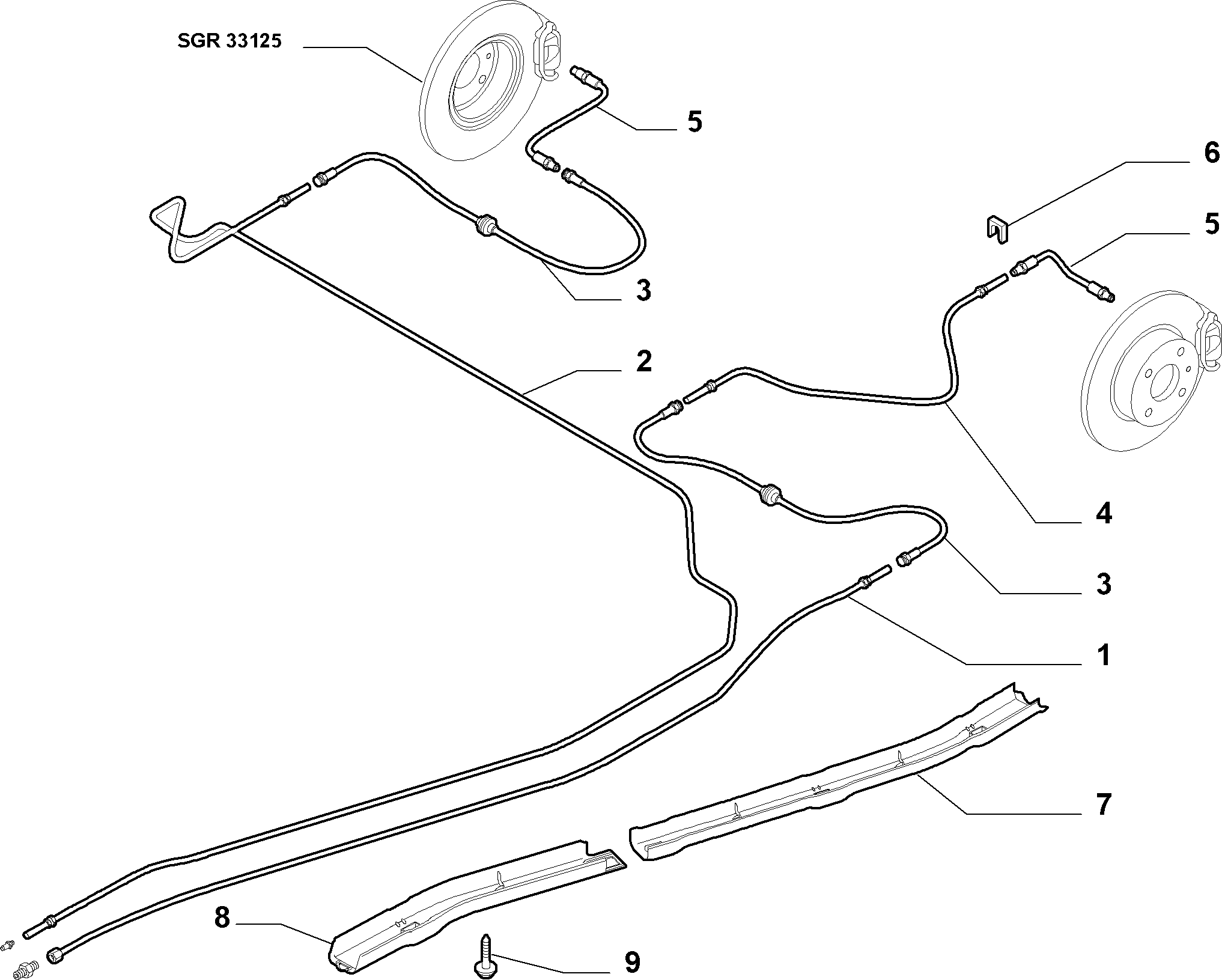 Chrysler 51783803 - Jarruletku inparts.fi