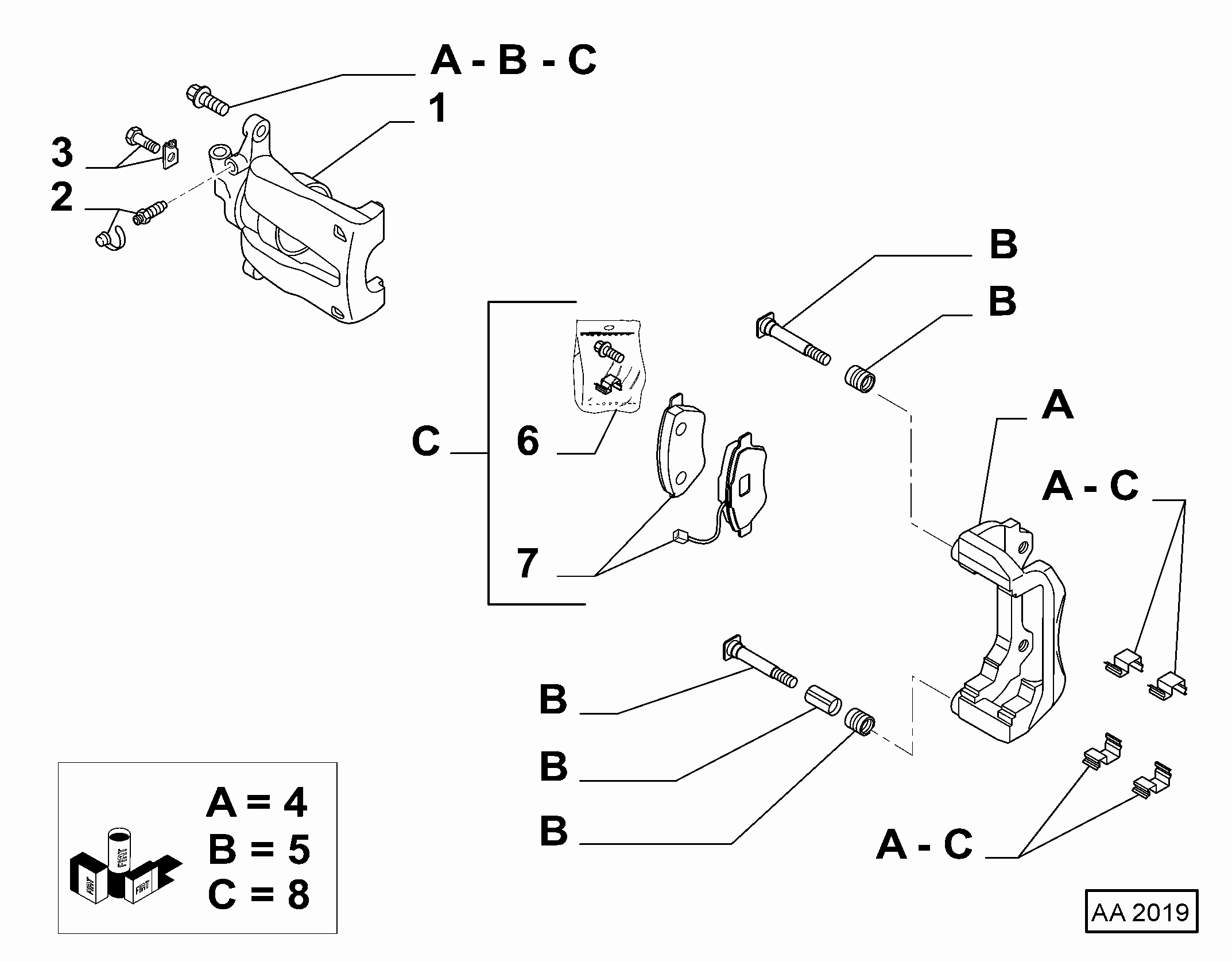 FIAT 77362196 - Jarrupala, levyjarru inparts.fi