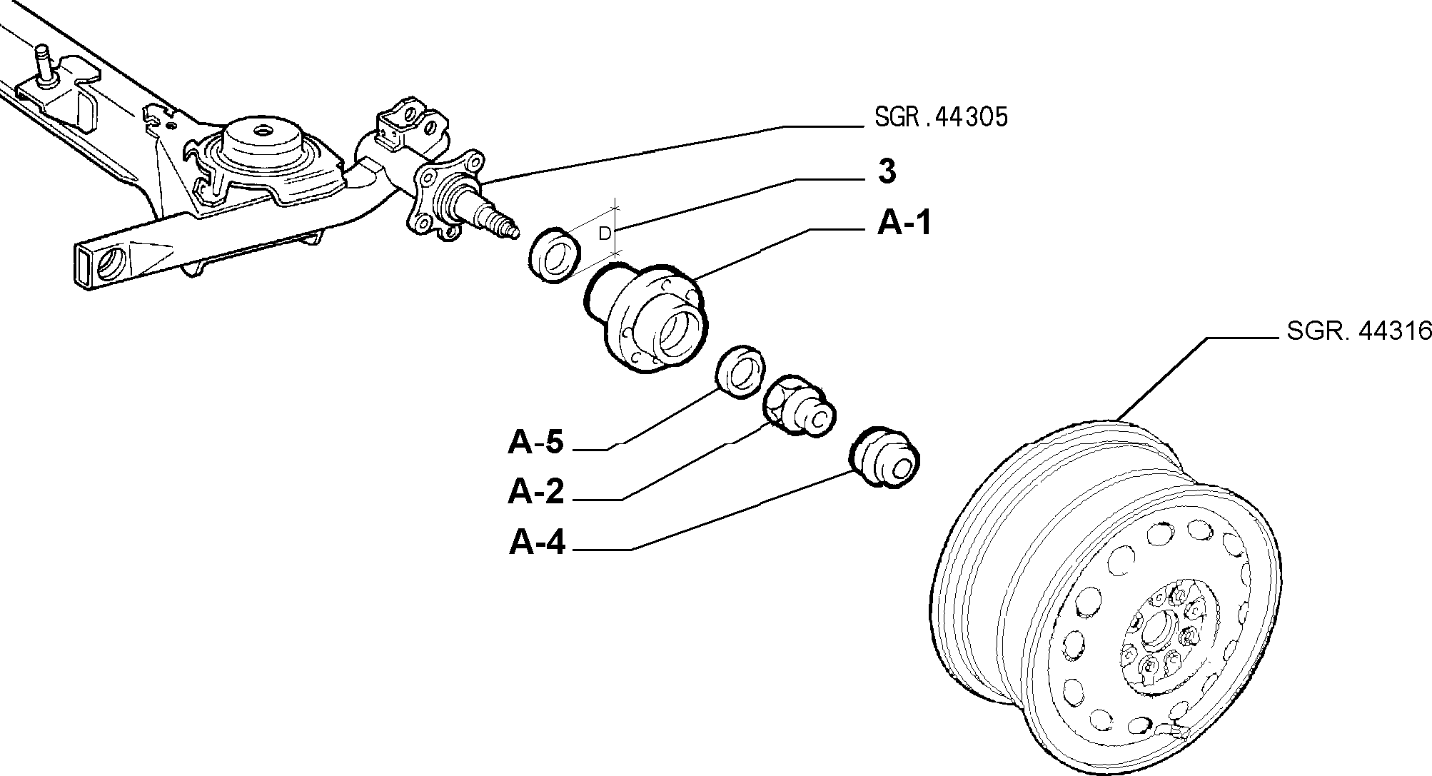 FIAT 7688978 - Pyöränlaakerisarja inparts.fi