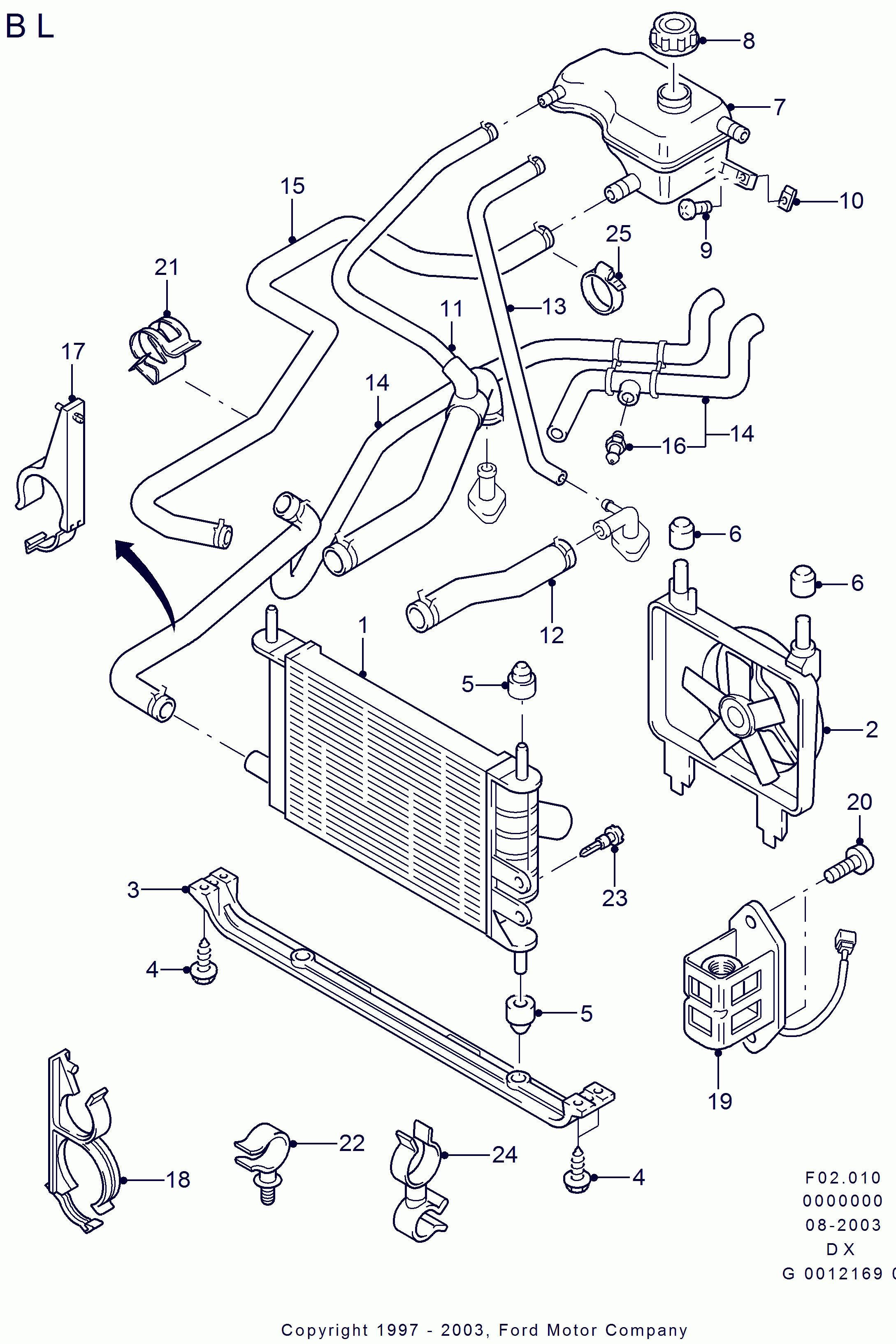 MAZDA 1098806 - Jäähdytin,moottorin jäähdytys inparts.fi