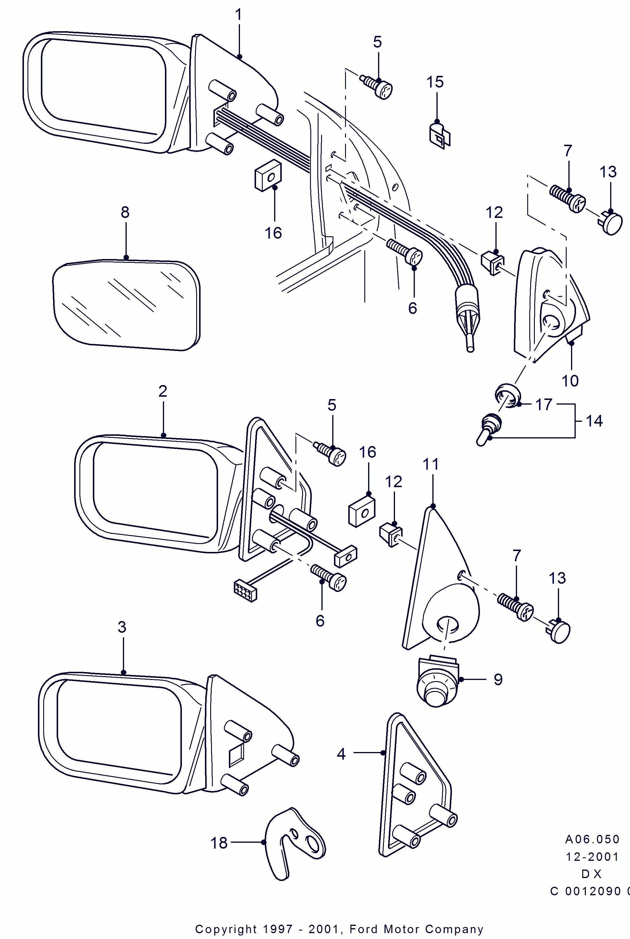 FORD 1055364 - Ulkopeili inparts.fi