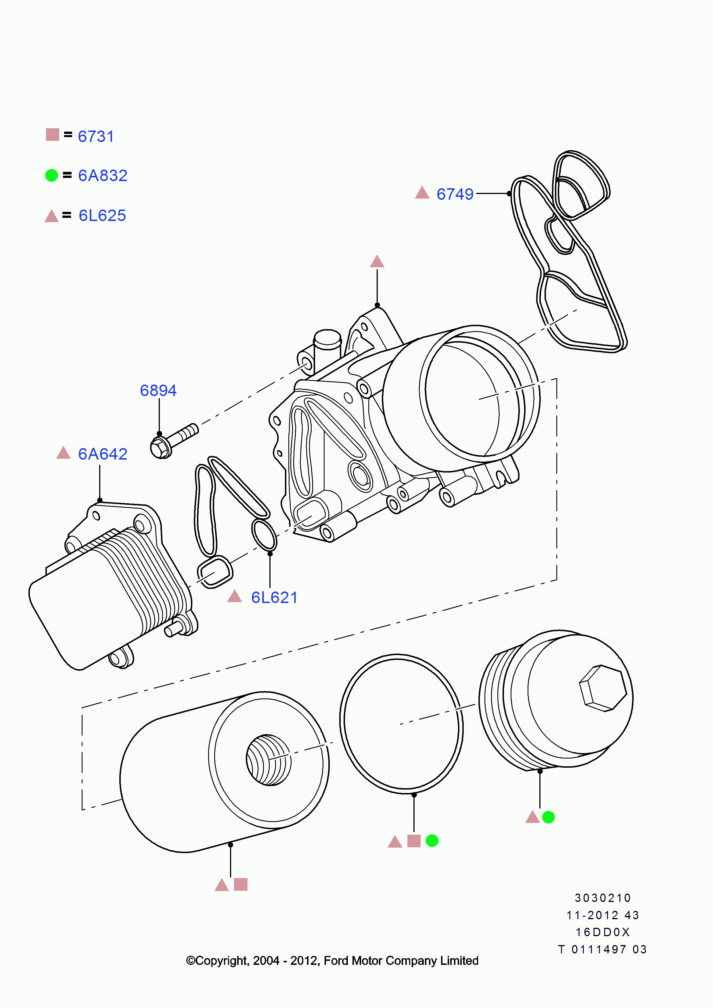 FORD 1 145 946 - Tiiviste inparts.fi