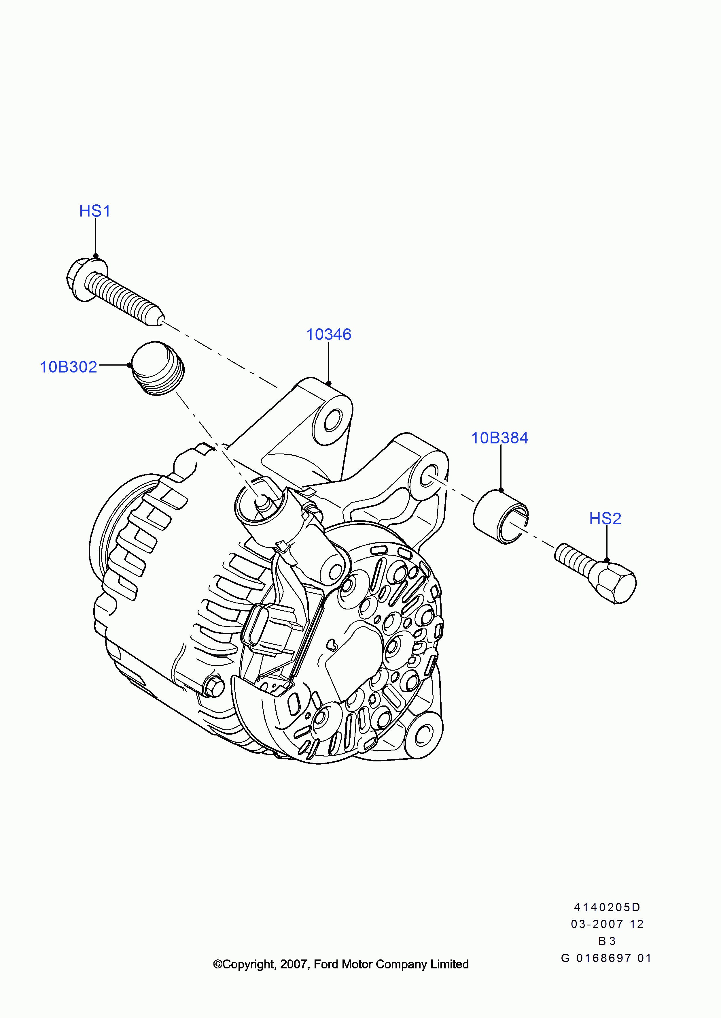 FORD 1 704 085 - Laturi inparts.fi