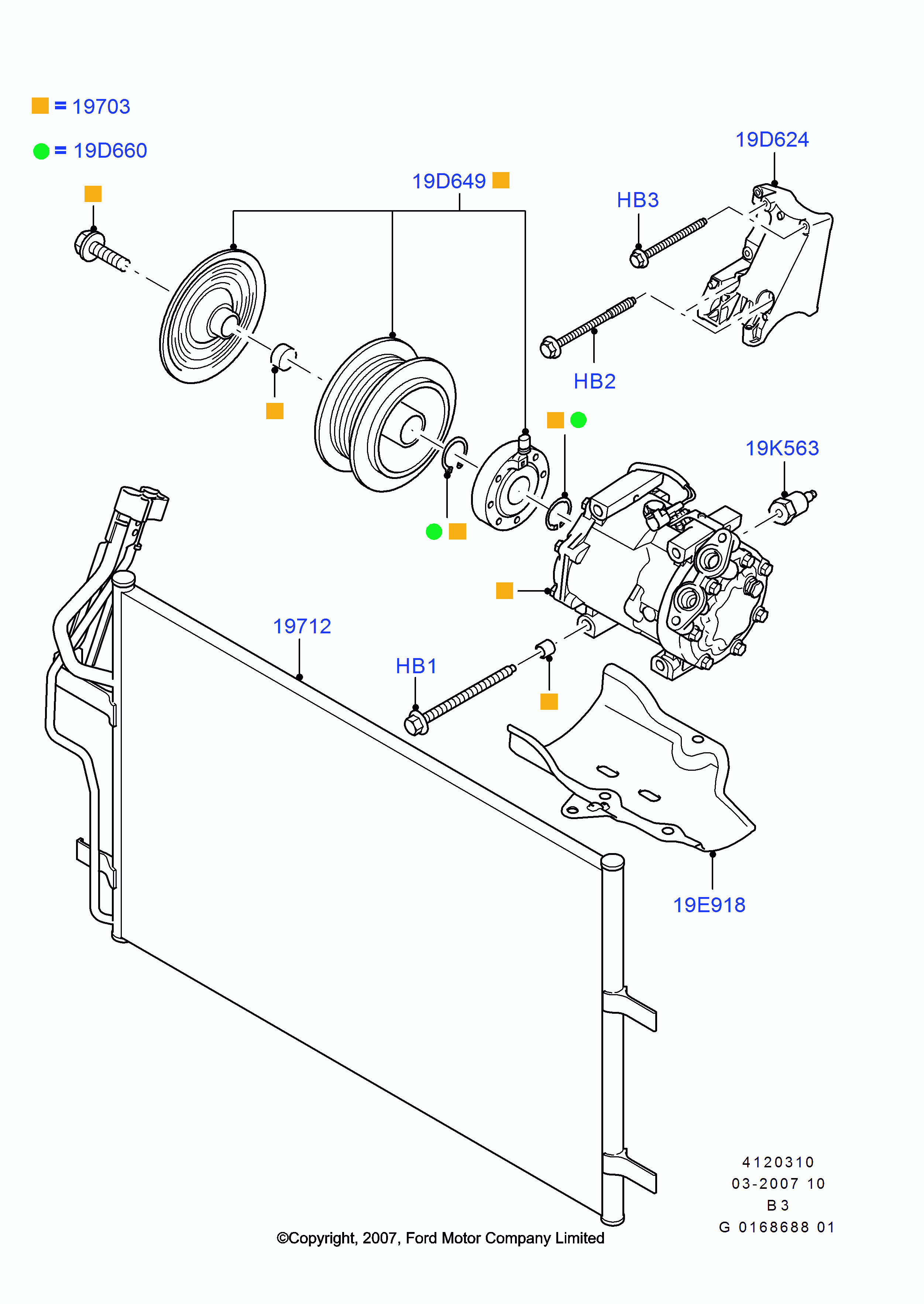 MAZDA 1353483 - Kompressori, ilmastointilaite inparts.fi