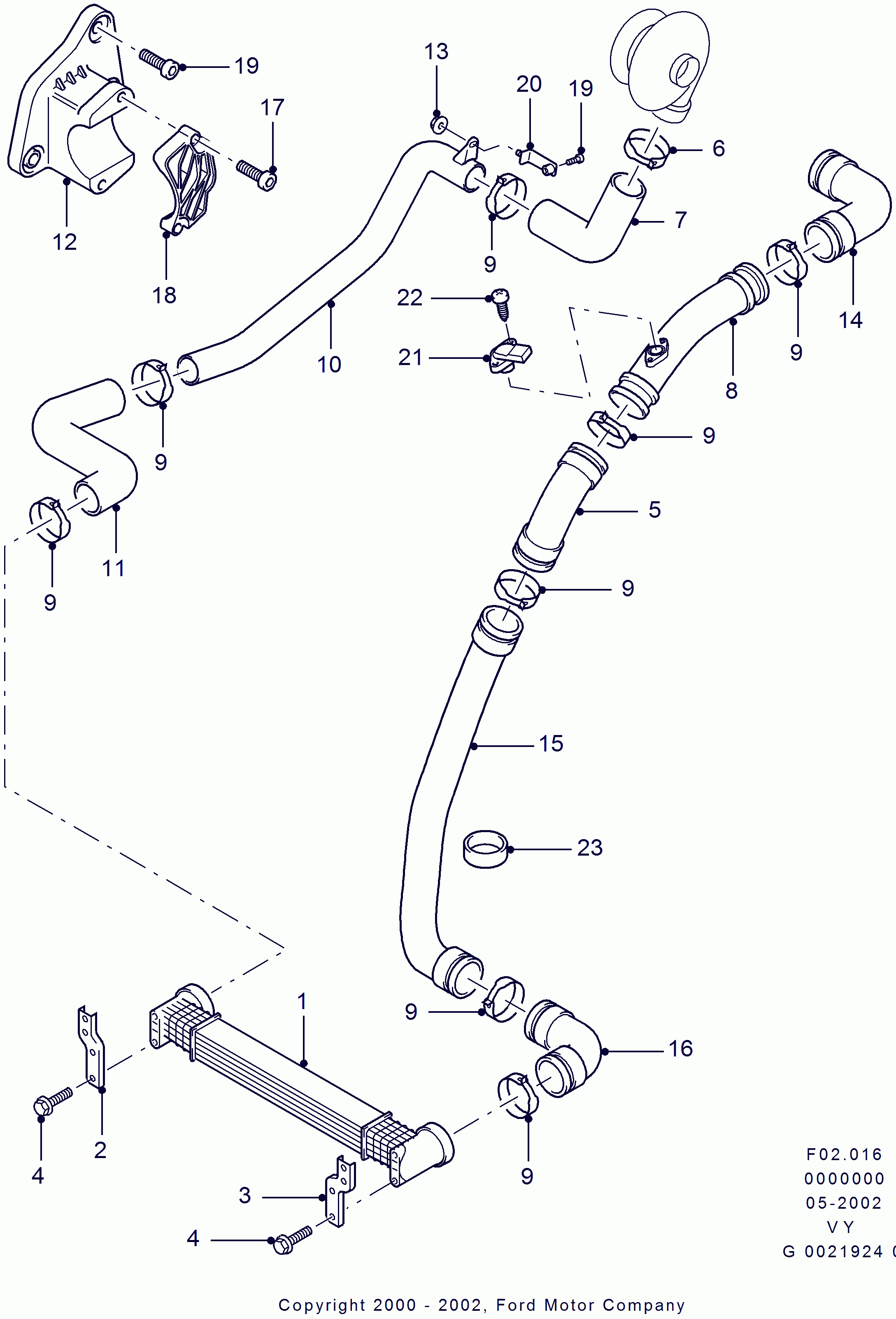 FORD 1 109 138 - Välijäähdytin inparts.fi