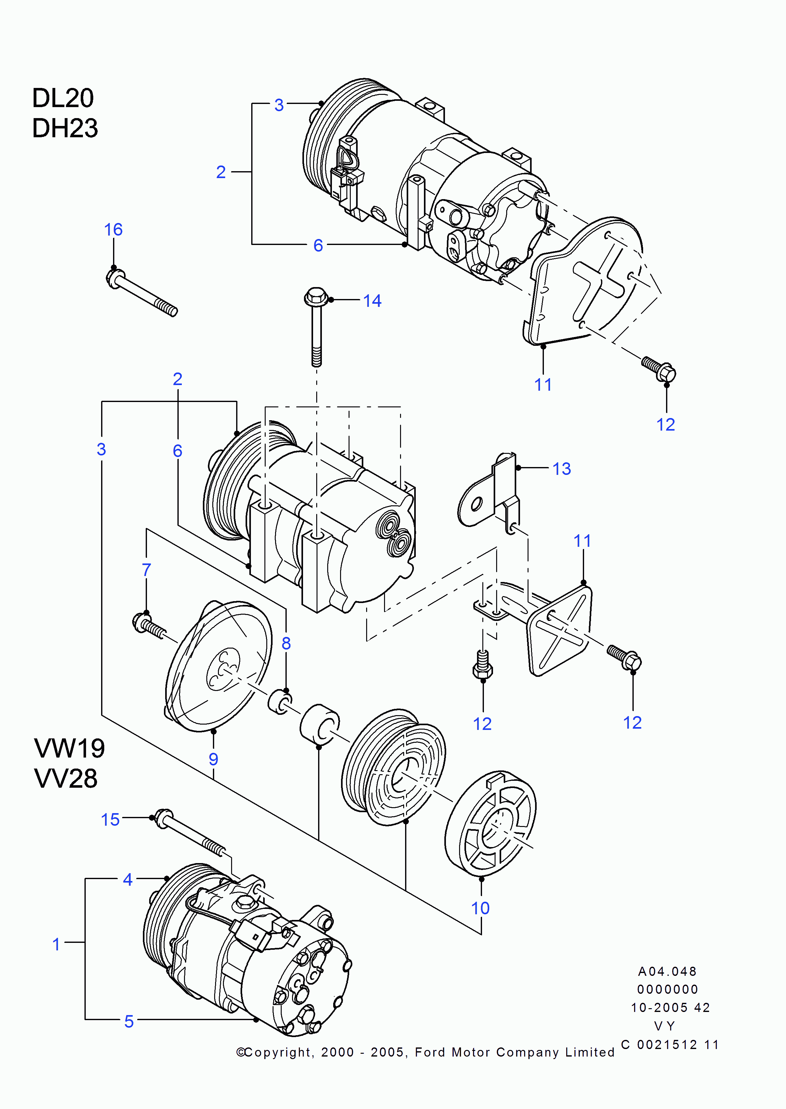 VW 1111419 - Kompressori, ilmastointilaite inparts.fi