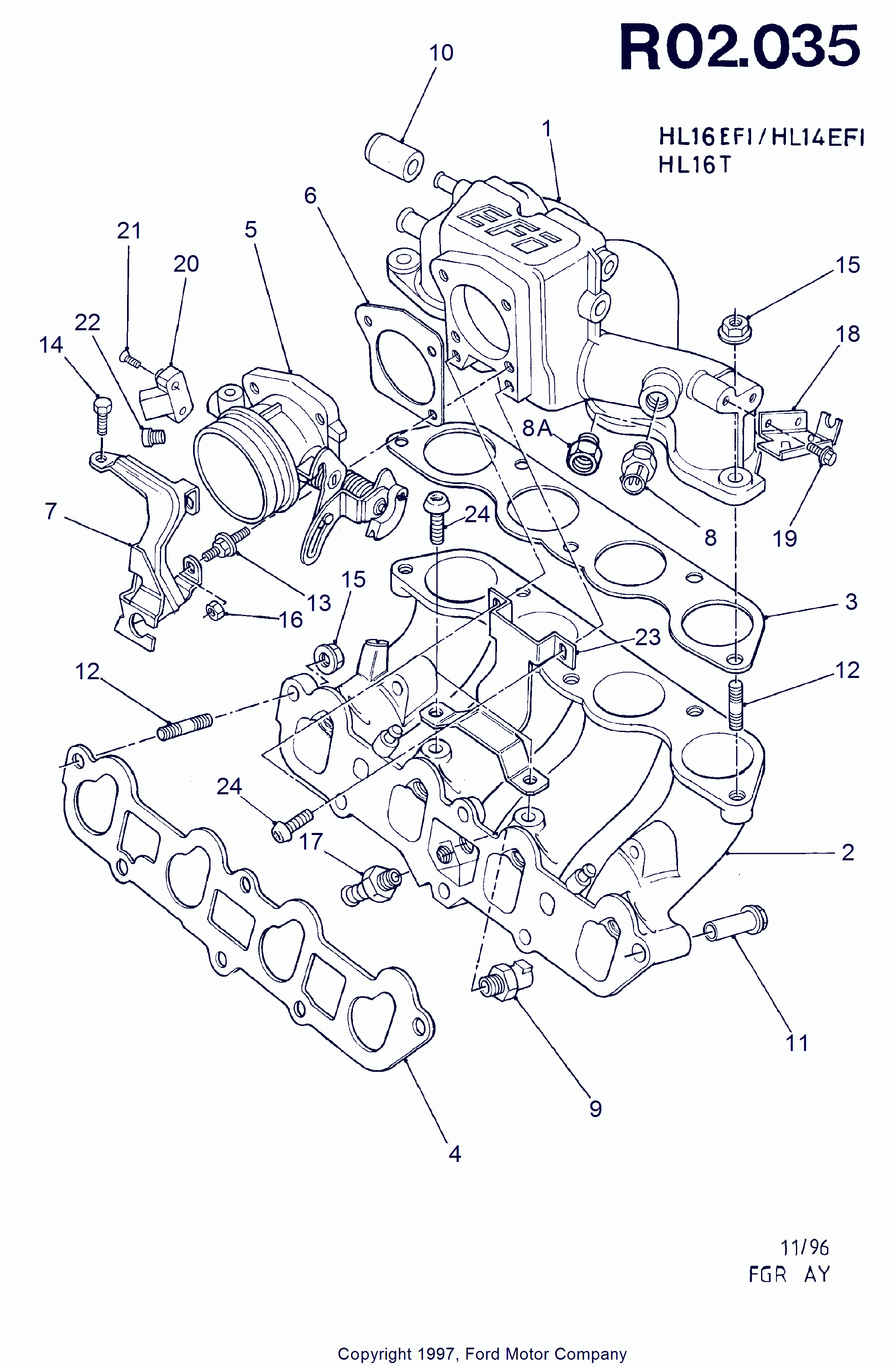 FORD 6 178 334 - Tiiviste, imusarja inparts.fi