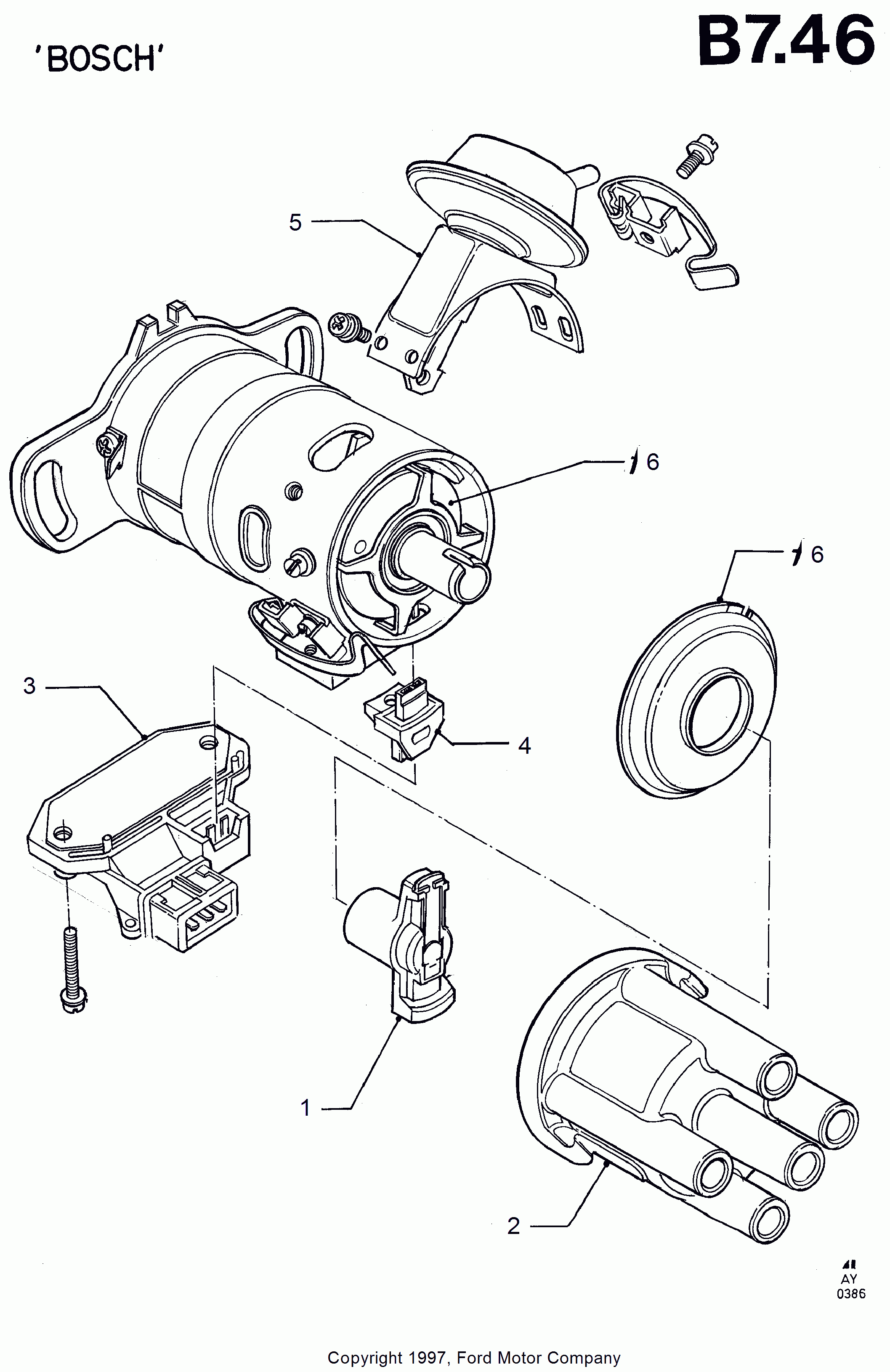 FORD 6153452 - Kytkentälaite, sytytyslaite inparts.fi