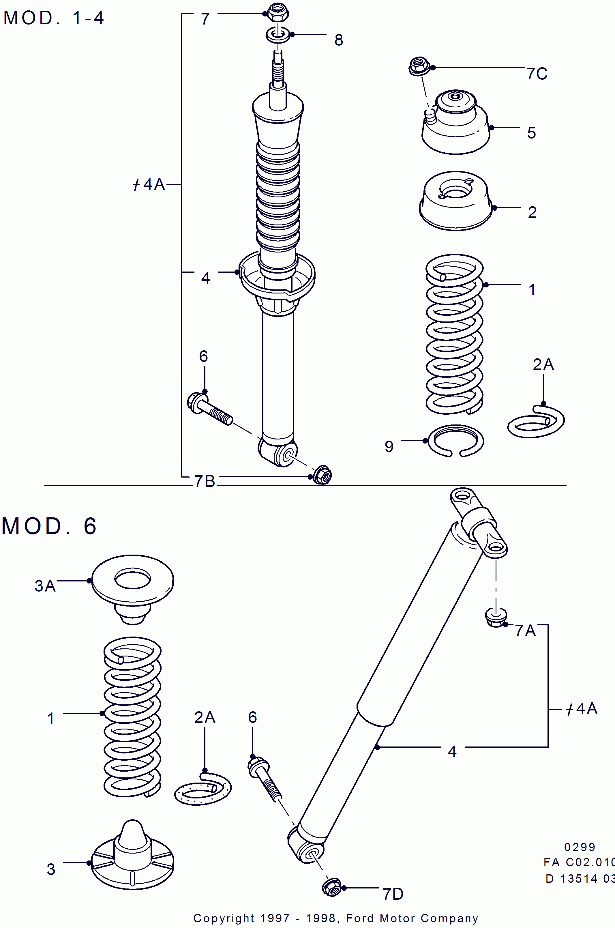 FORD 5031026 - Iskunvaimennin inparts.fi