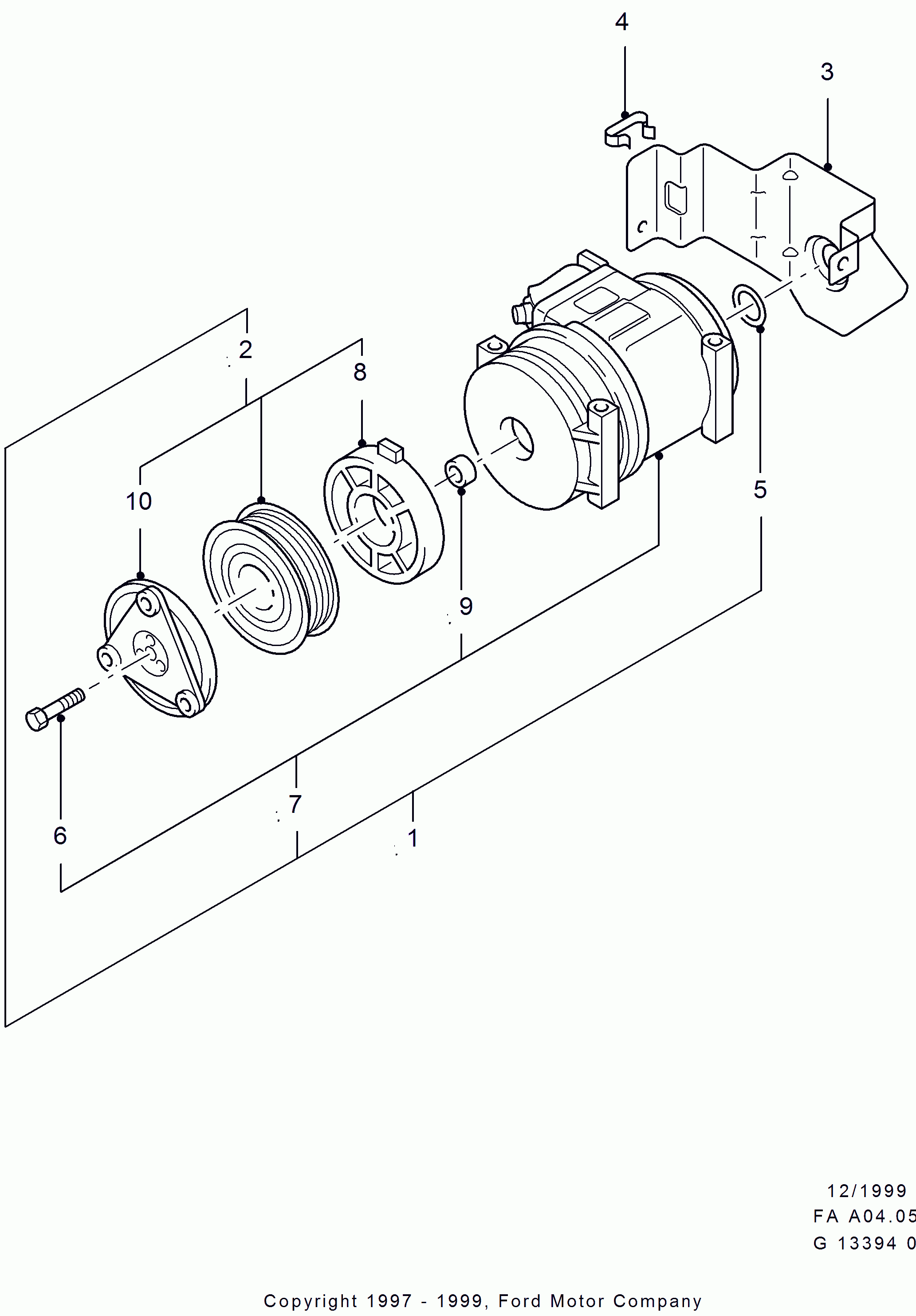 Paccar 1427369 - Compressor And Clutch Assy, Exchange Part (Re-Manufactured), Not inparts.fi