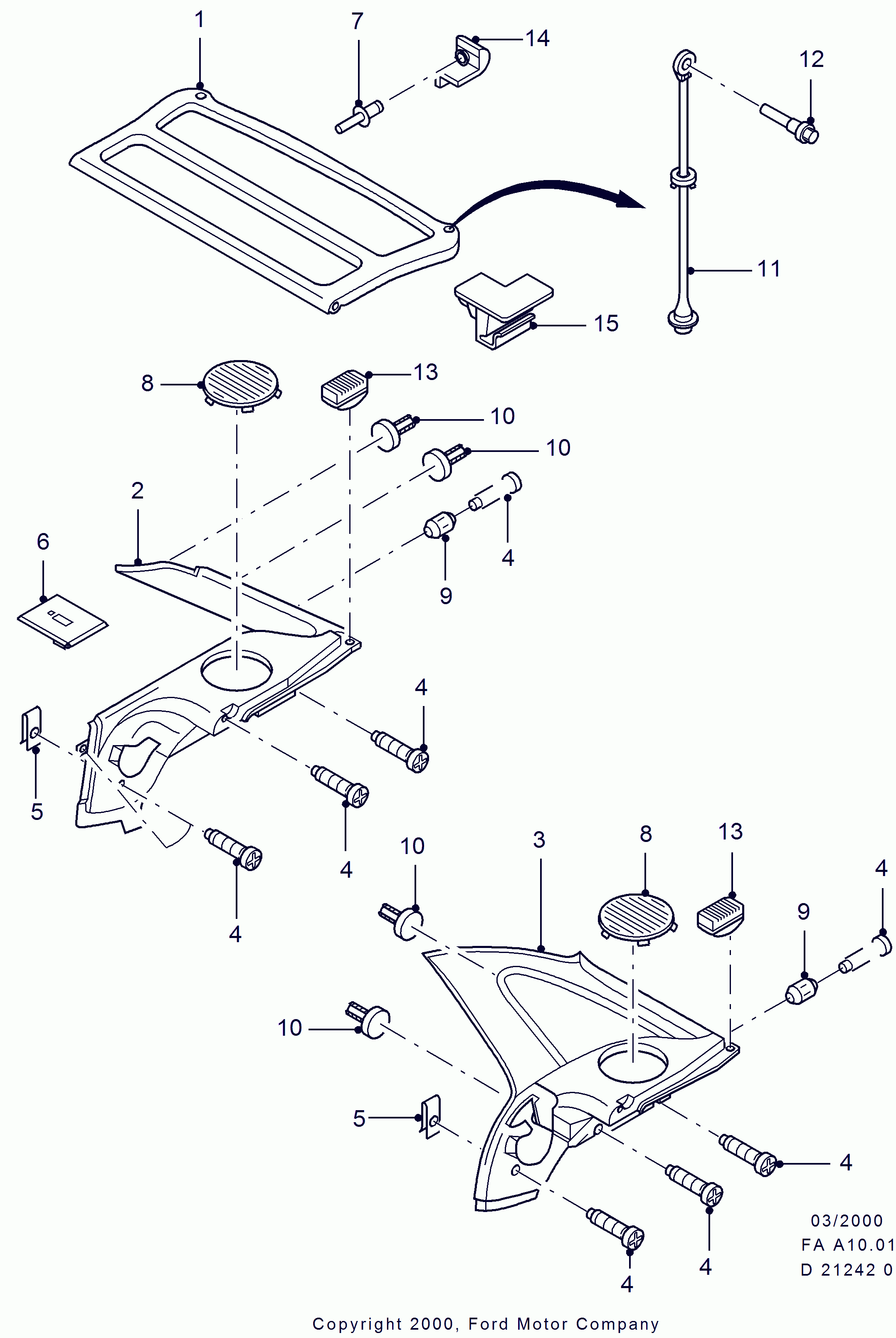 FORD 1 009 164 - Levitysniitti inparts.fi