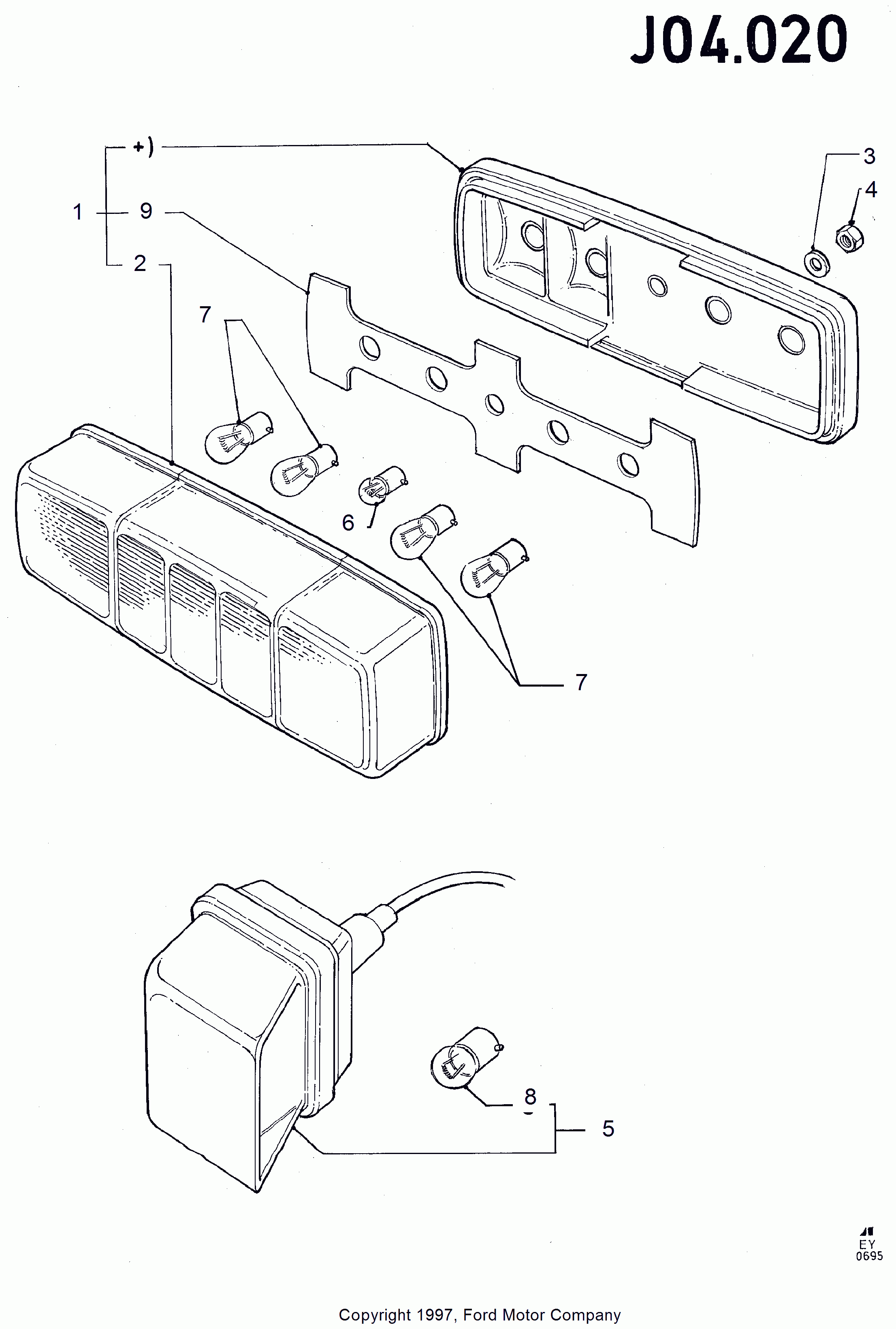 FORD 4388315 - Rekisterivalo inparts.fi