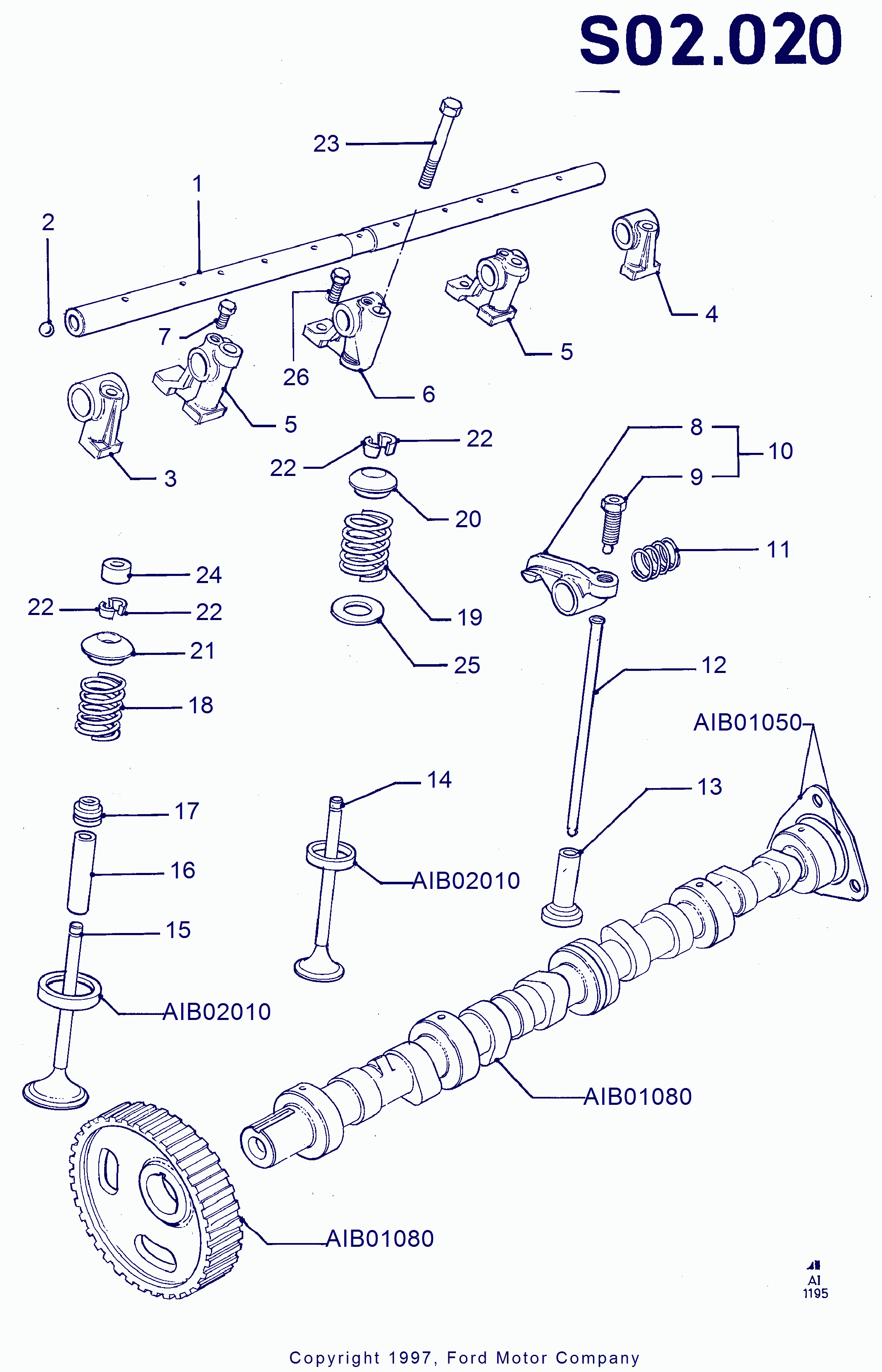 FORD 1 050 570 - Imuventtiili inparts.fi