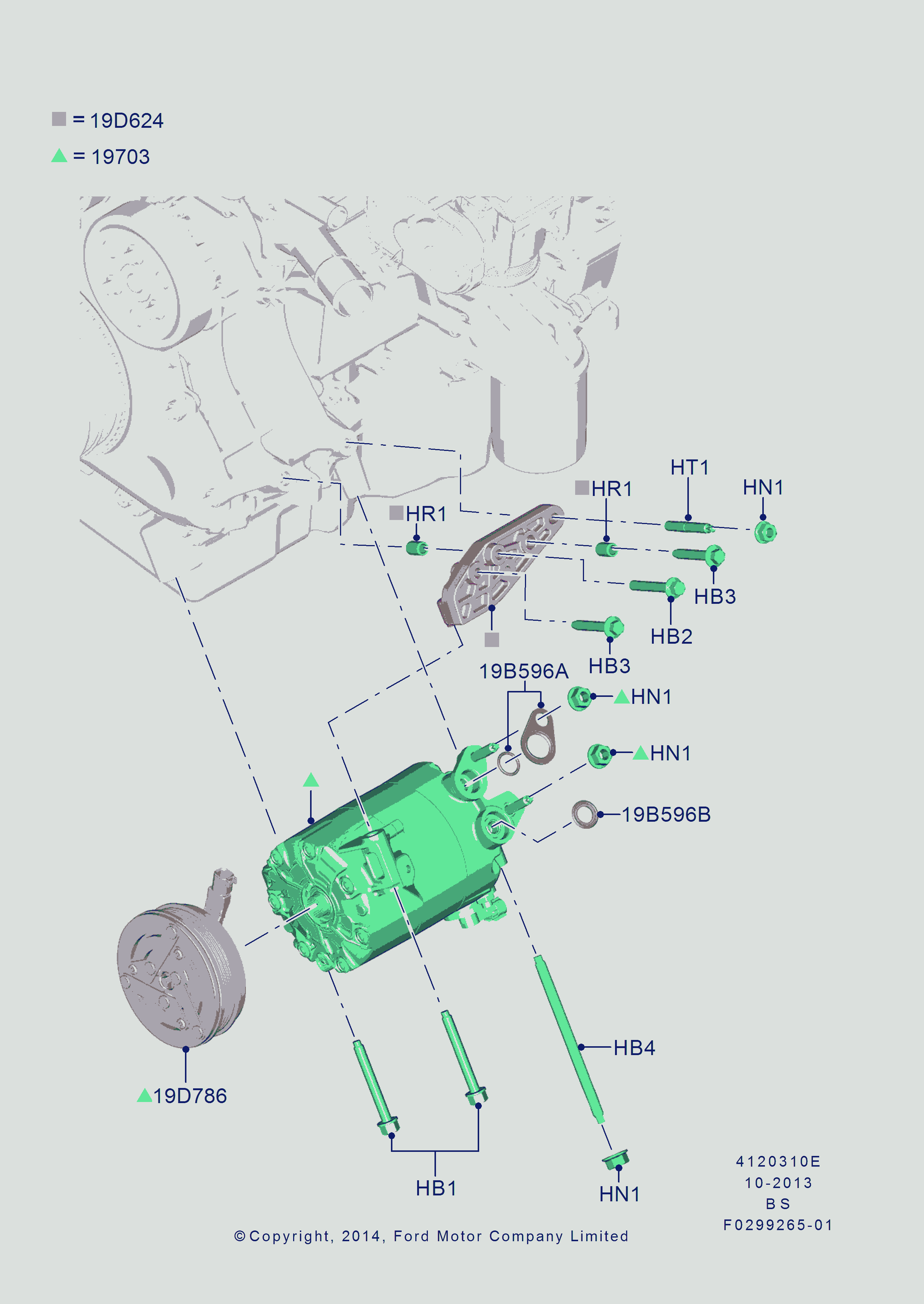 FORD 1854962 - Kompressori, ilmastointilaite inparts.fi