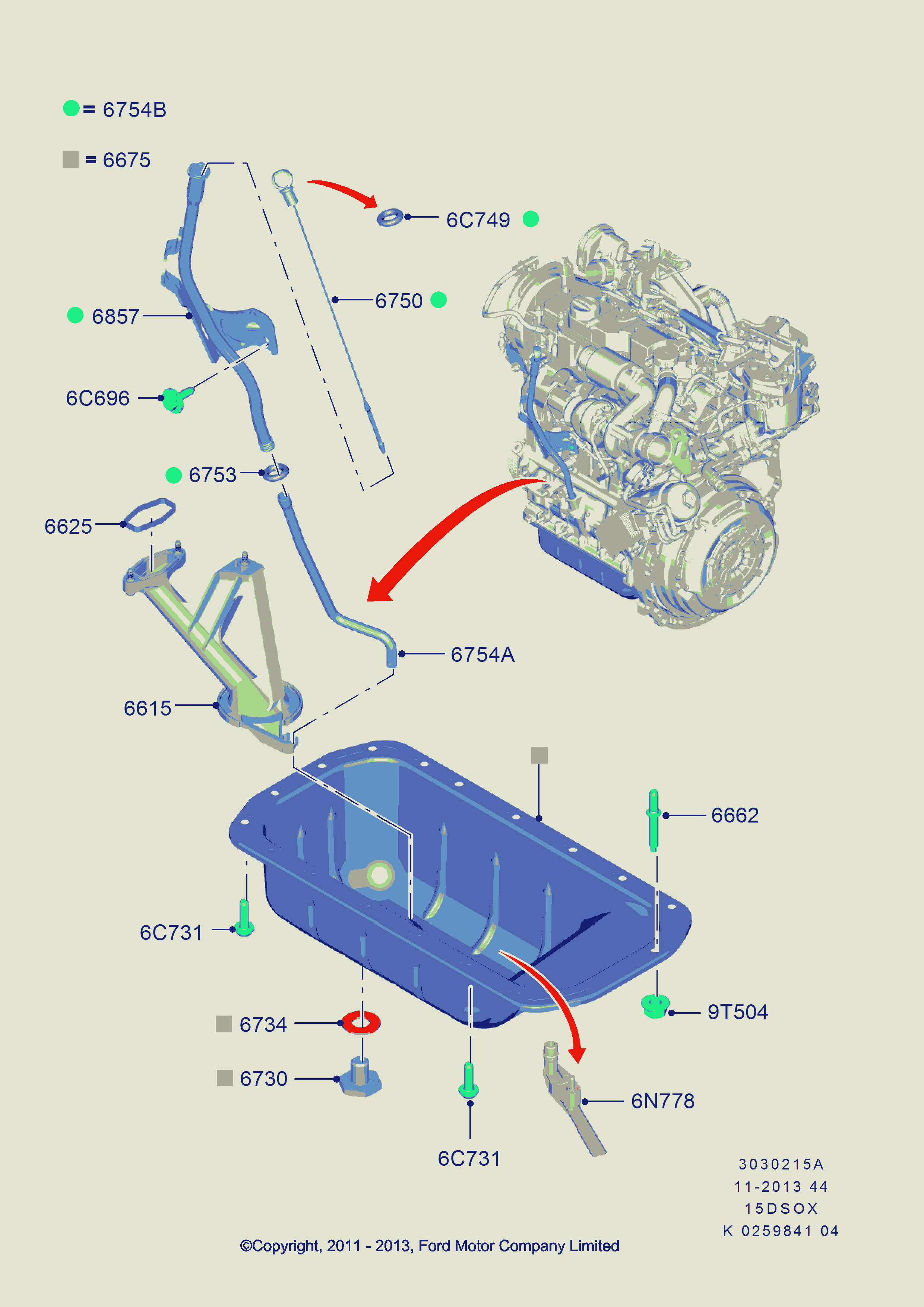 FORD 1 145 962 - Tiiviste, öljynlaskutulppa inparts.fi