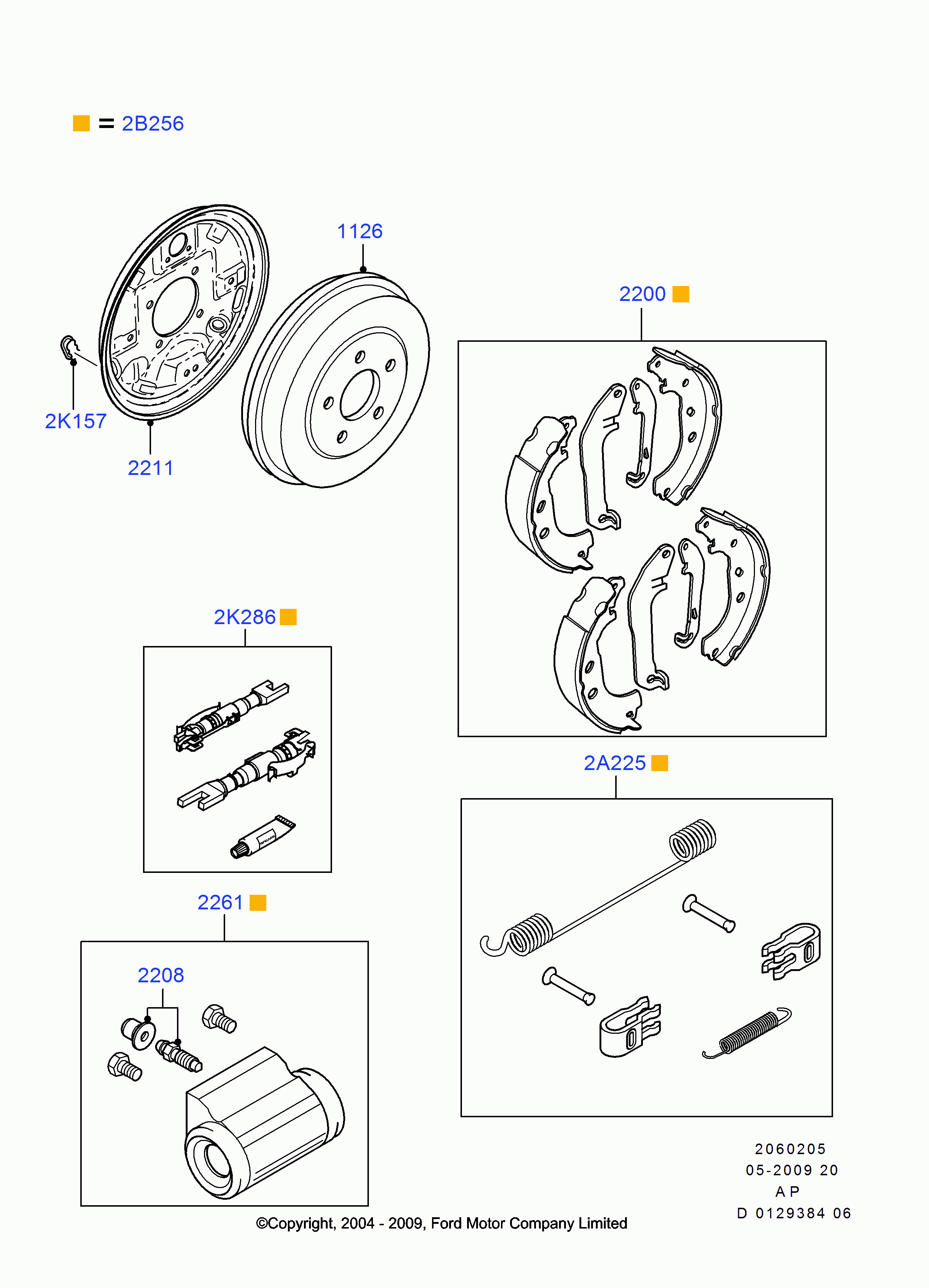 FORD 1385735 - Jarrukenkäsarja inparts.fi